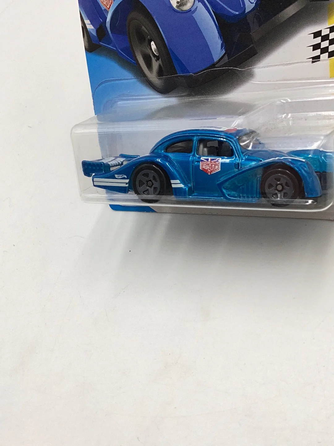 2018 Hot Wheels #2 Volkswagen Kafer Racer Blue 96B - Image 5