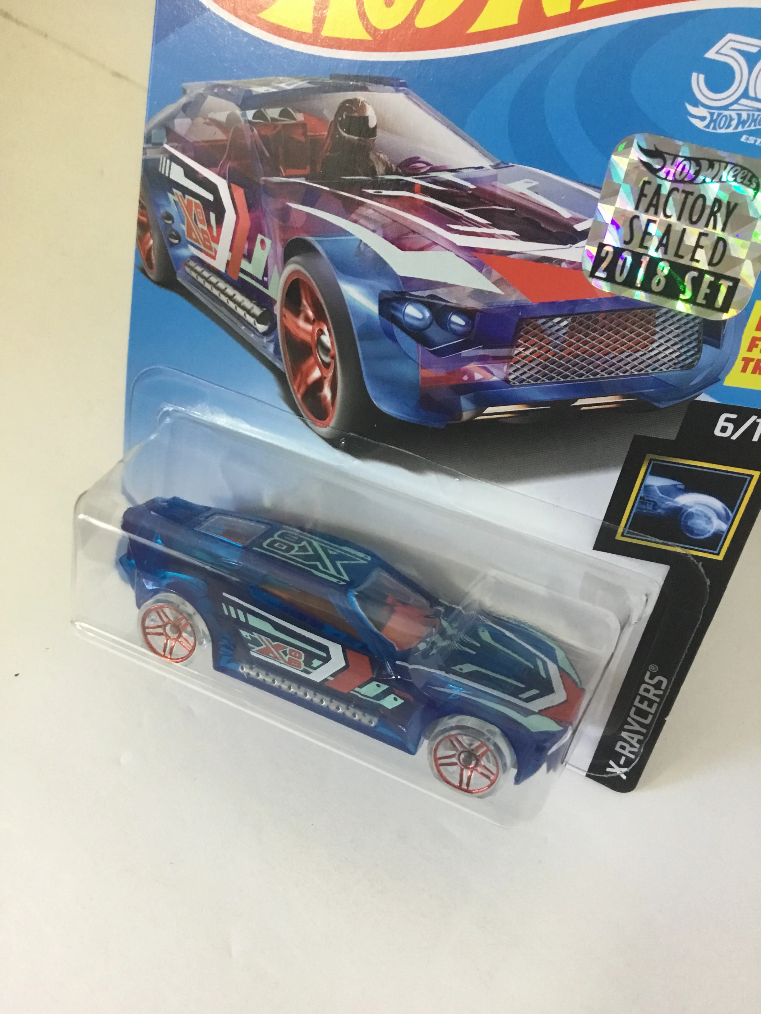 2018 Hot Wheels #249 Bullet Proof Factory sealed sticker WW4 - Image 2