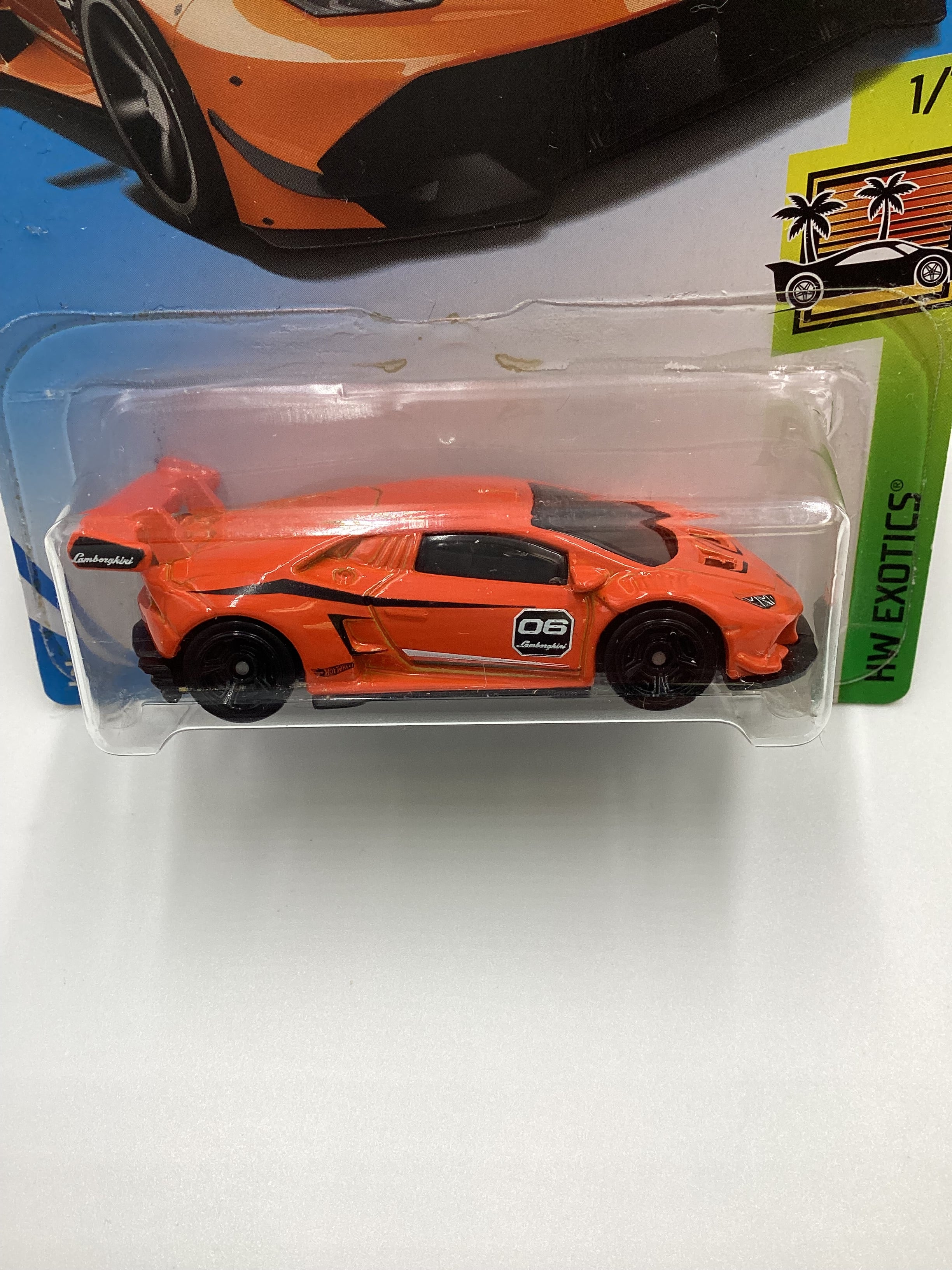 2018 Hot Wheels #268 Lamborghini Huracan LP 620-2 Super Trofeo Orange 101C - Image 3