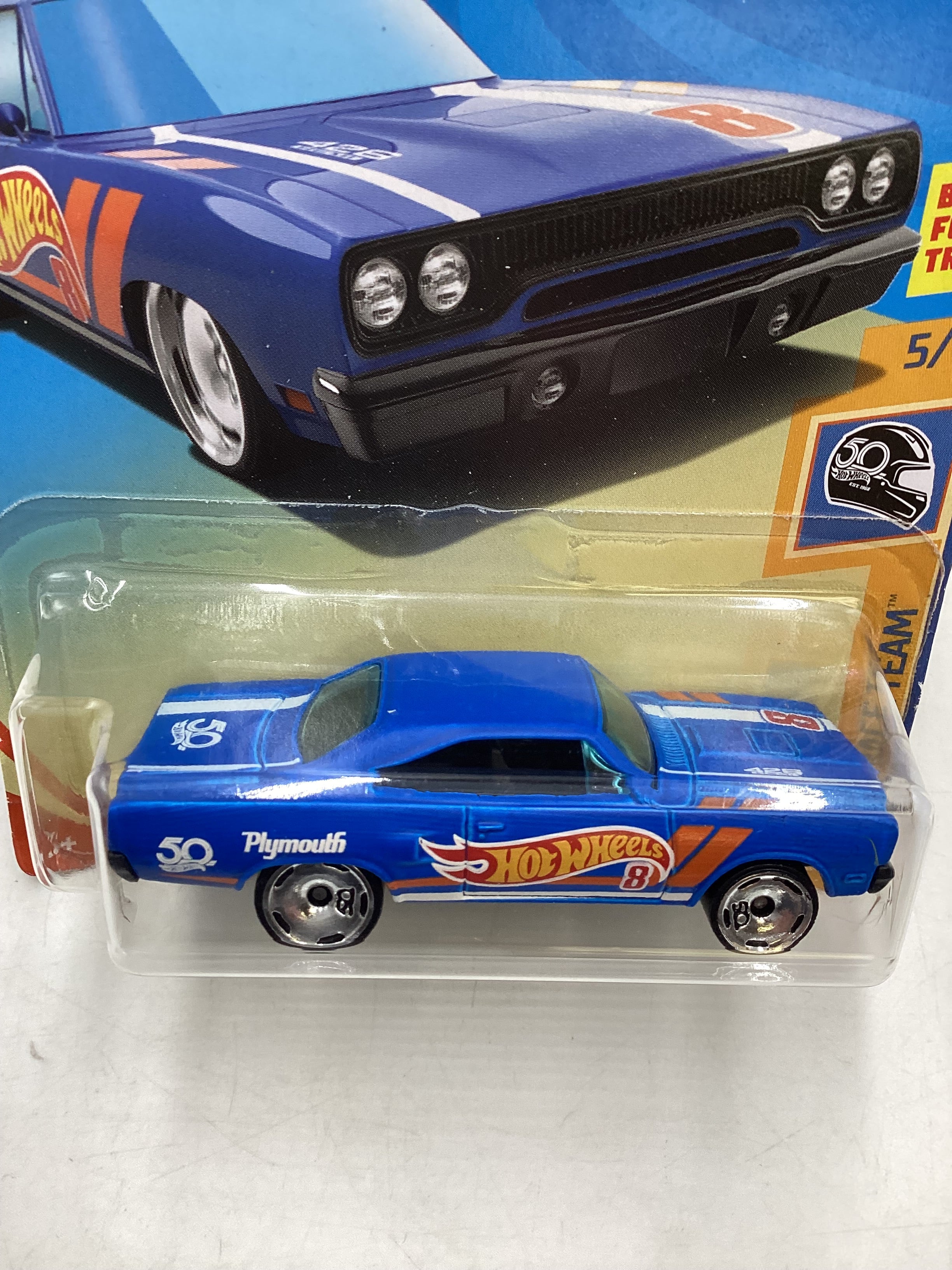 2018 Hot Wheels #308 70 Road Runner 45B - Image 6