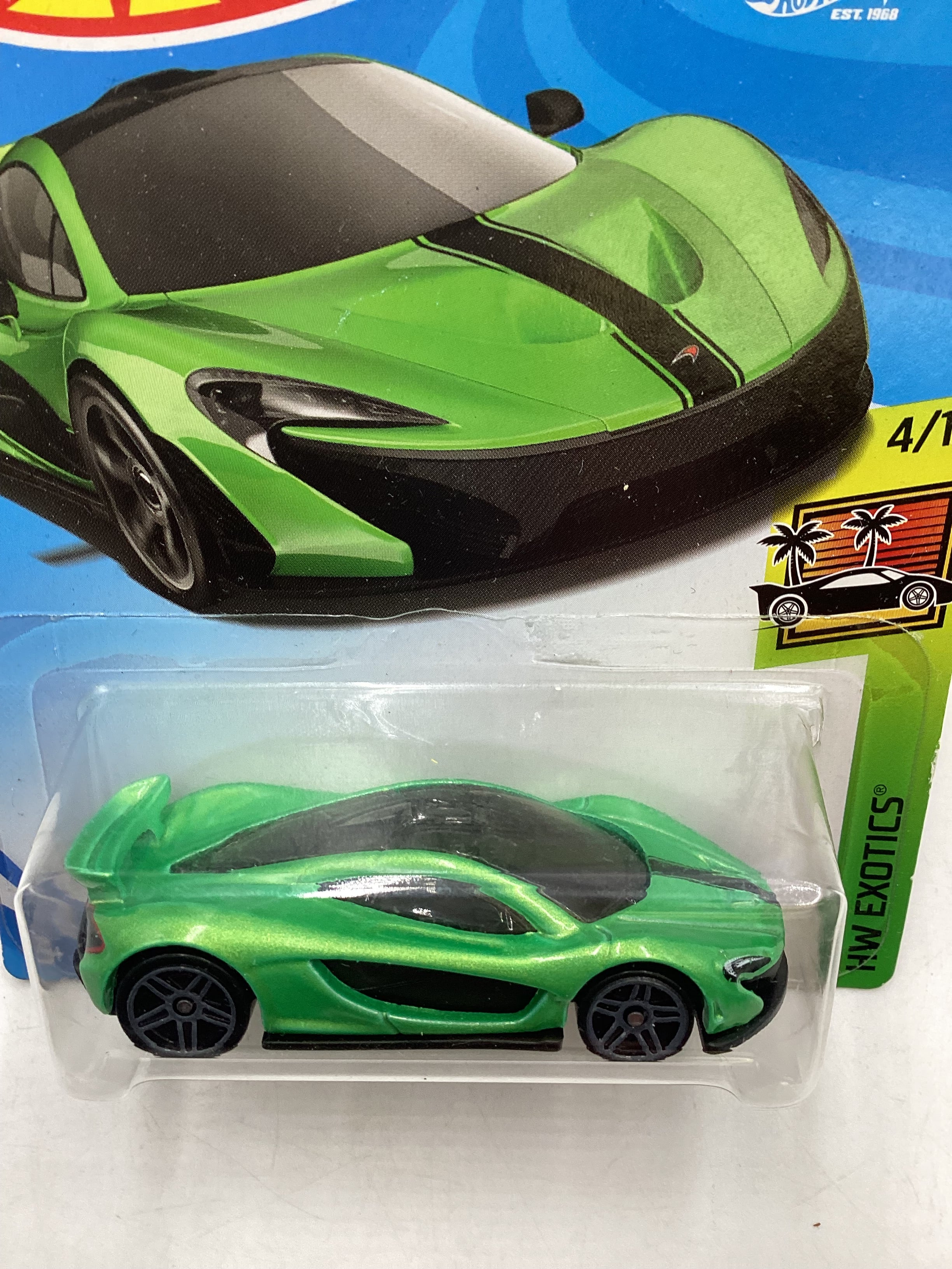 2018 Hot Wheels #317 McLaren P1 Green see description 103G - Image 5