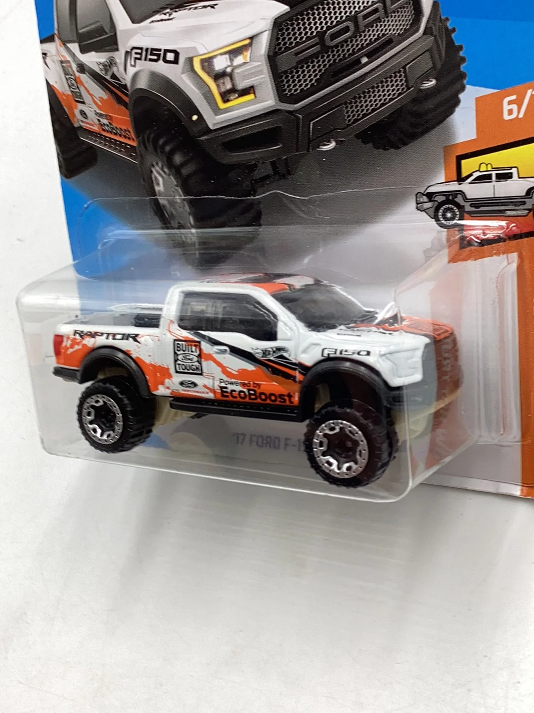 2018 Hot Wheels #57 17 Ford F-150 Raptor 24A - Image 5