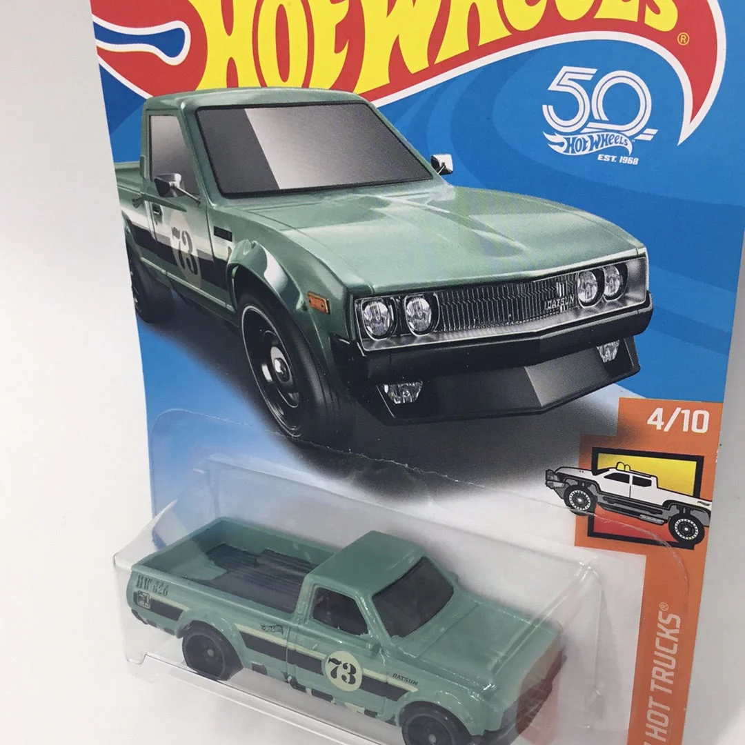 2018 Hot Wheels #9 Datsun 620 82G - Image 3