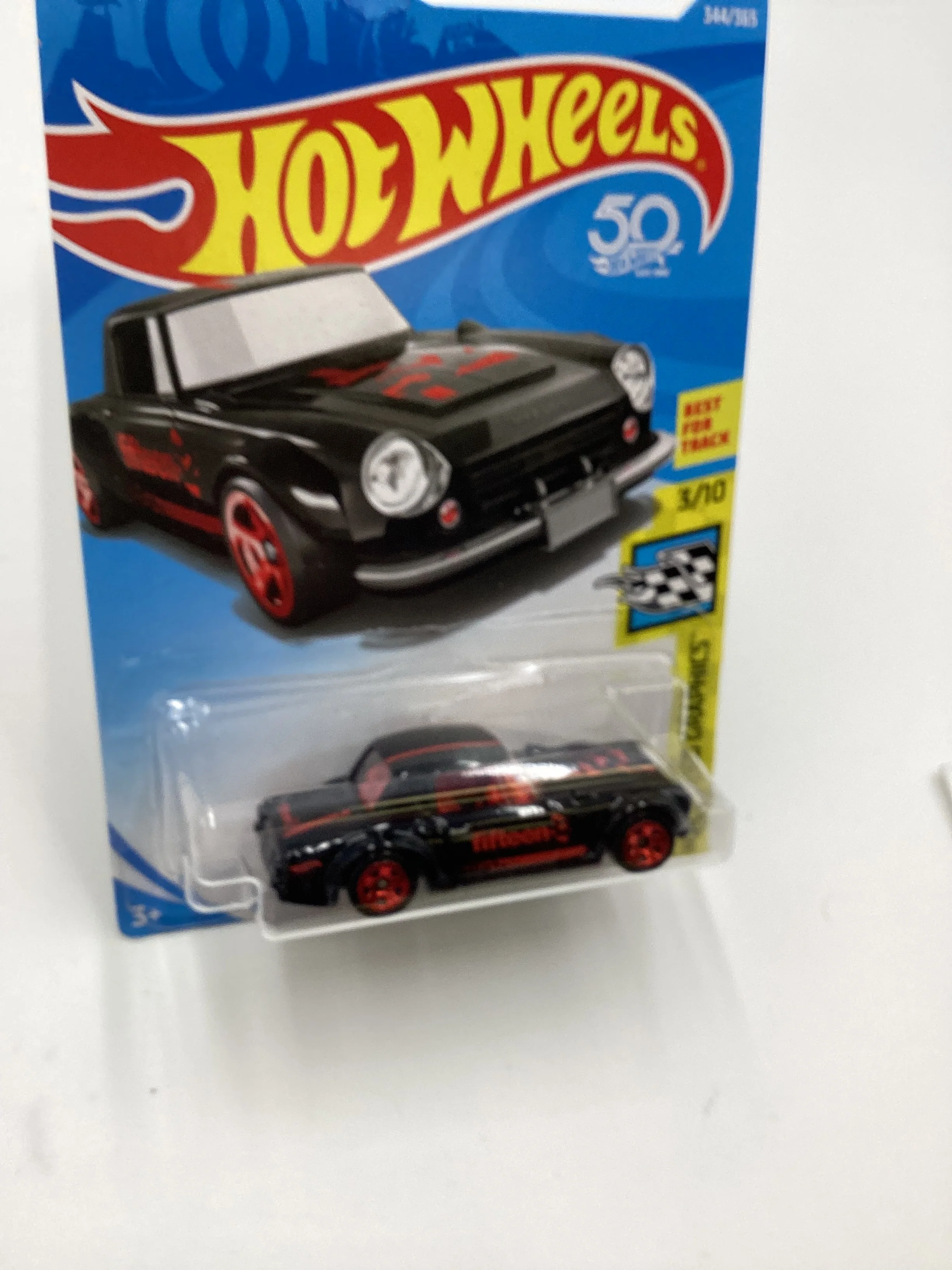 2018 Hot Wheels #344 Fairlady 2000 Black 77F - Image 5