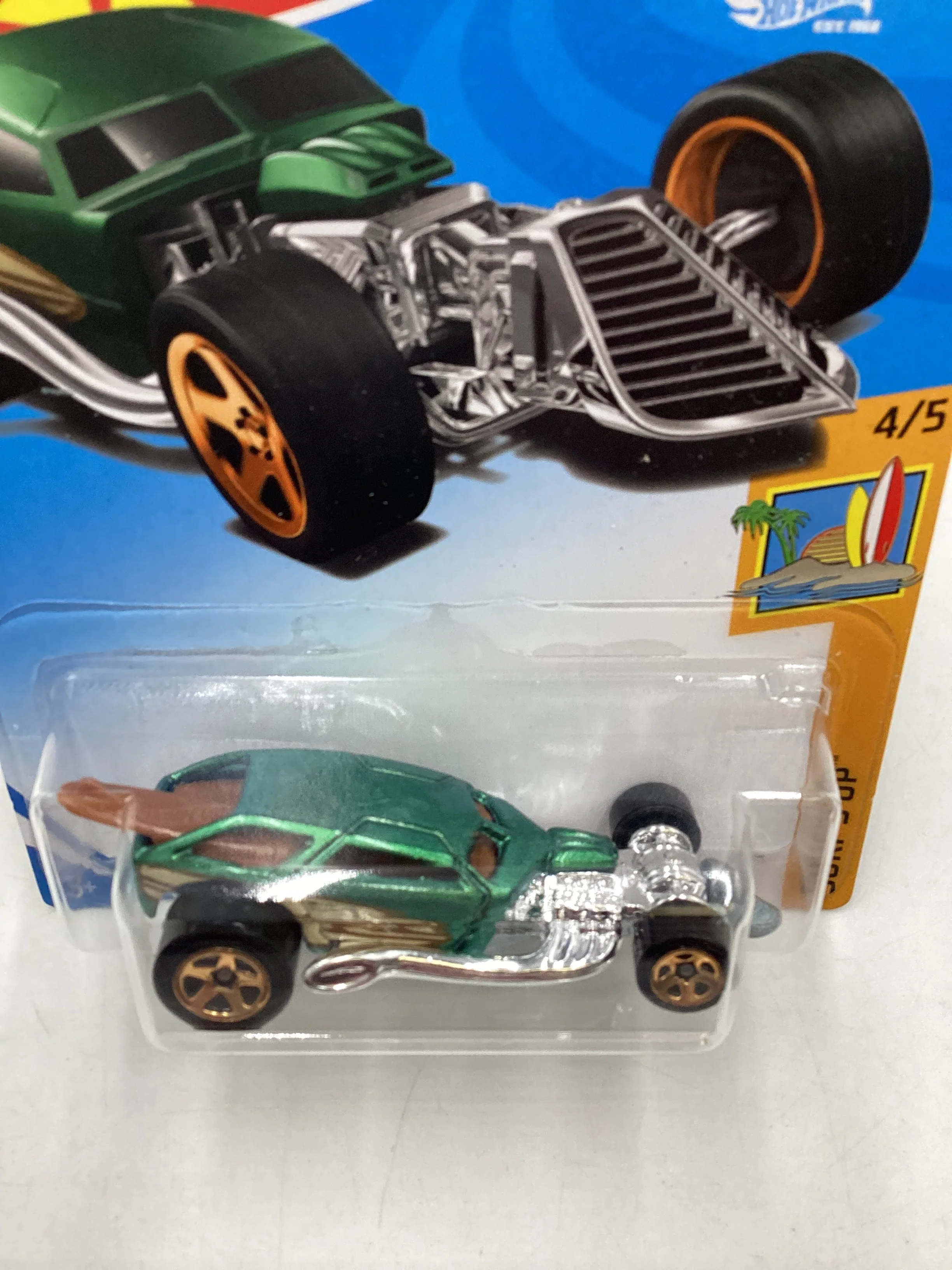 2018 Hot Wheels Kmart Exclusive Surf Crate Green 240D - Image 6