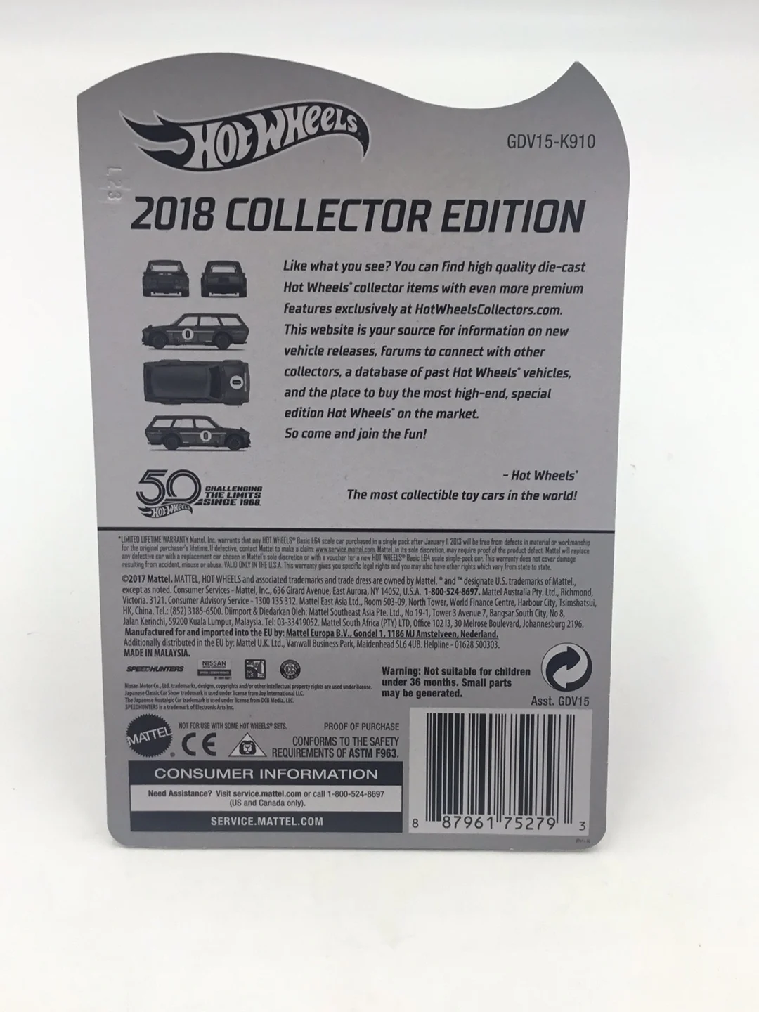 2018 hot wheels Legends tour 71 Datsun Bluebird 510 Wagon real riders - Image 6