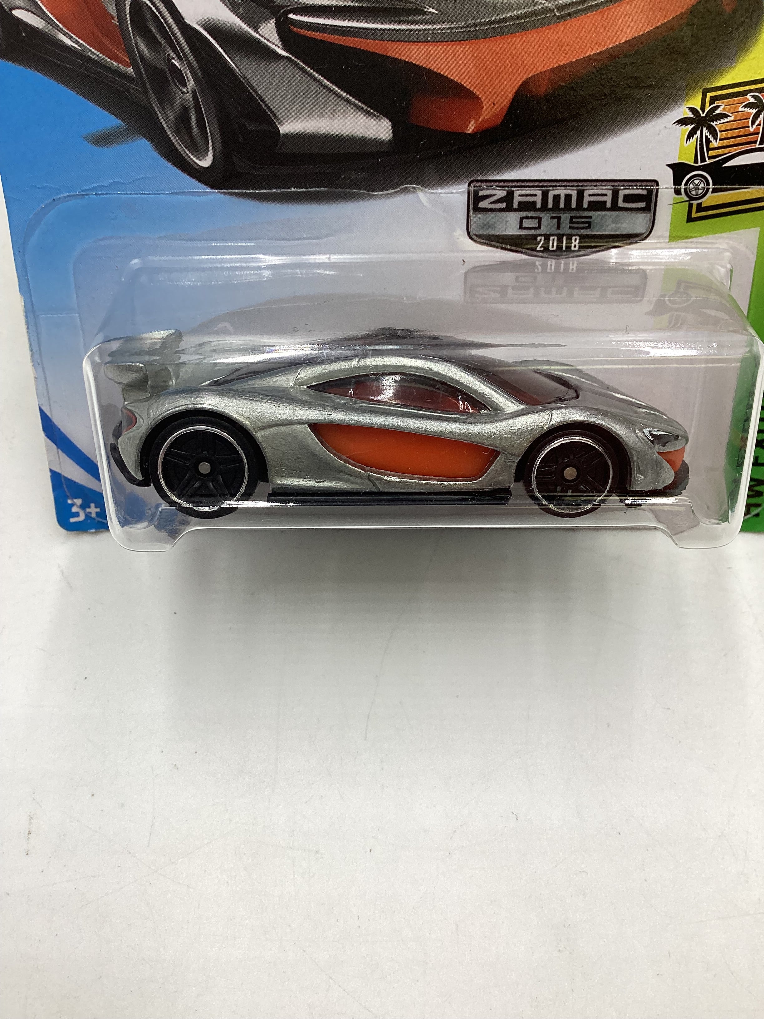 2018 Hot wheels McLaren P1 Zamac #15 146E - Image 3