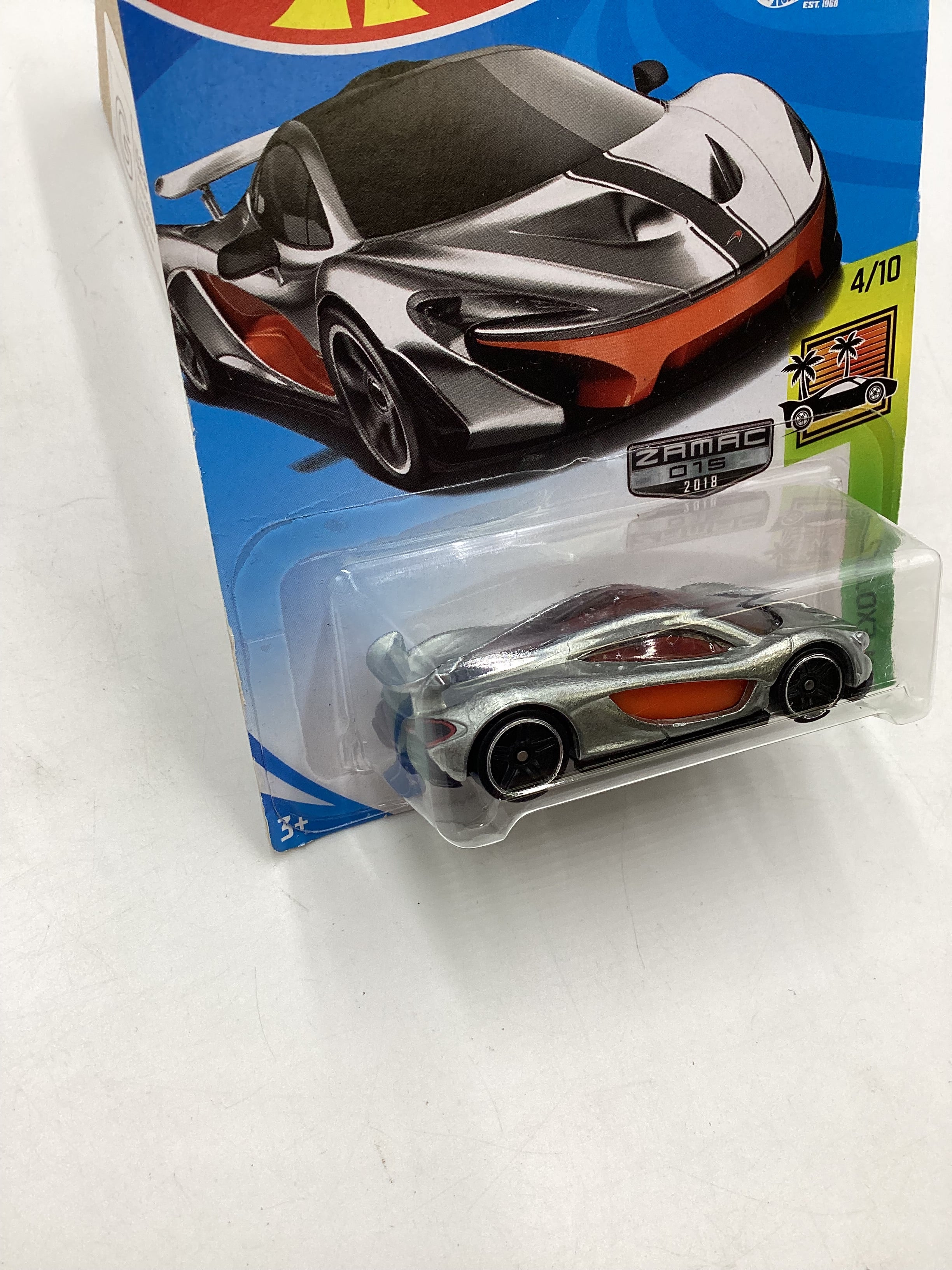 2018 Hot wheels McLaren P1 Zamac #15 146E - Image 5
