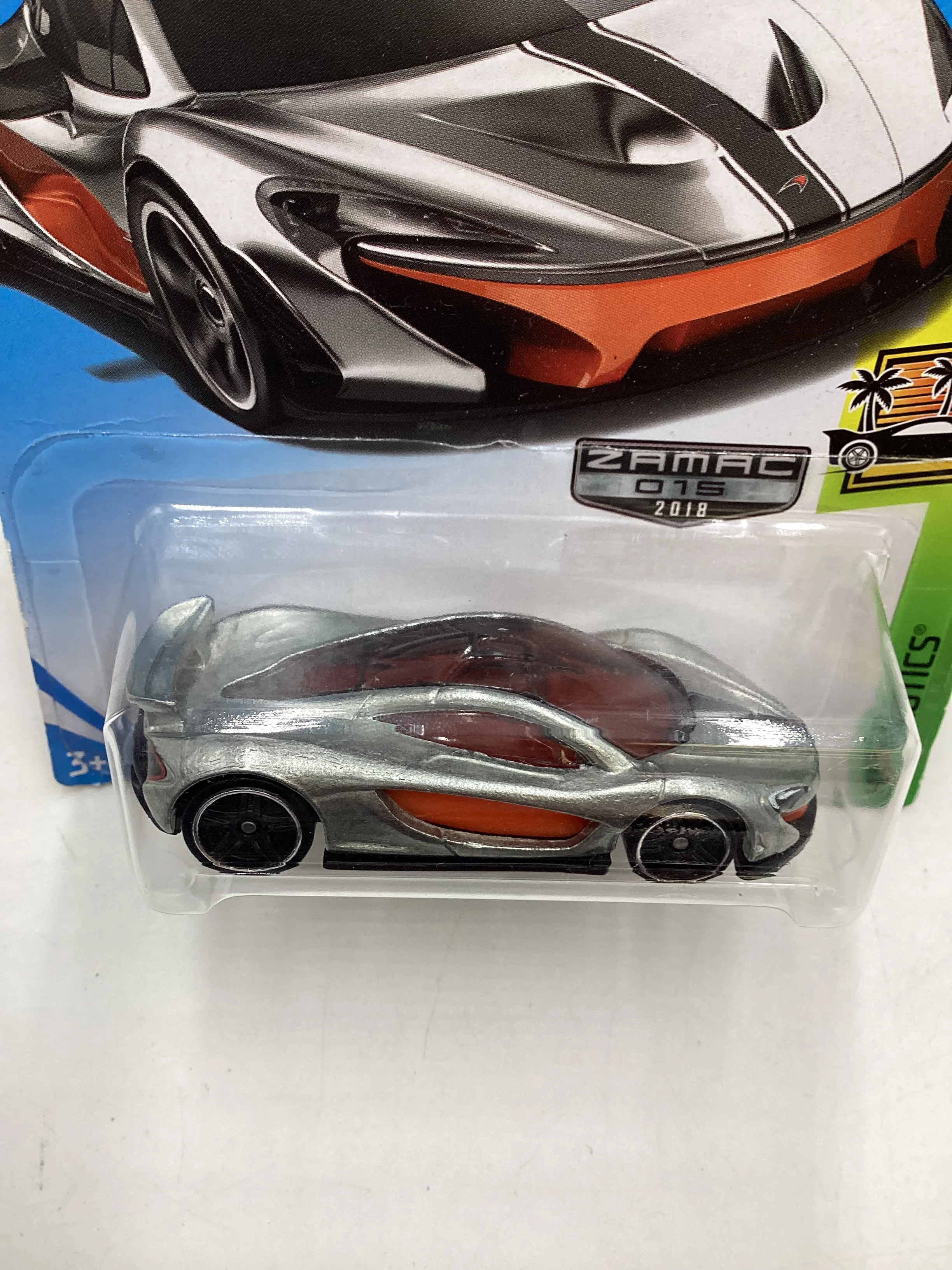 2018 Hot wheels McLaren P1 Zamac #15 146E - Image 6