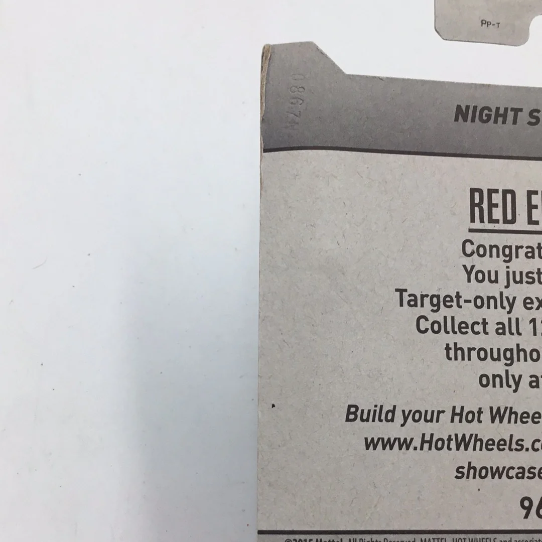 2018 hot wheels red edition #7 Night Shifter target red (Bad Card) Y7 - Image 10