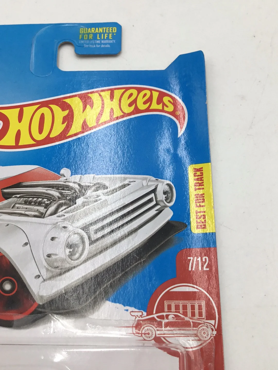 2018 hot wheels red edition #7 Night Shifter target red (Bad Card) Y7 - Image 7