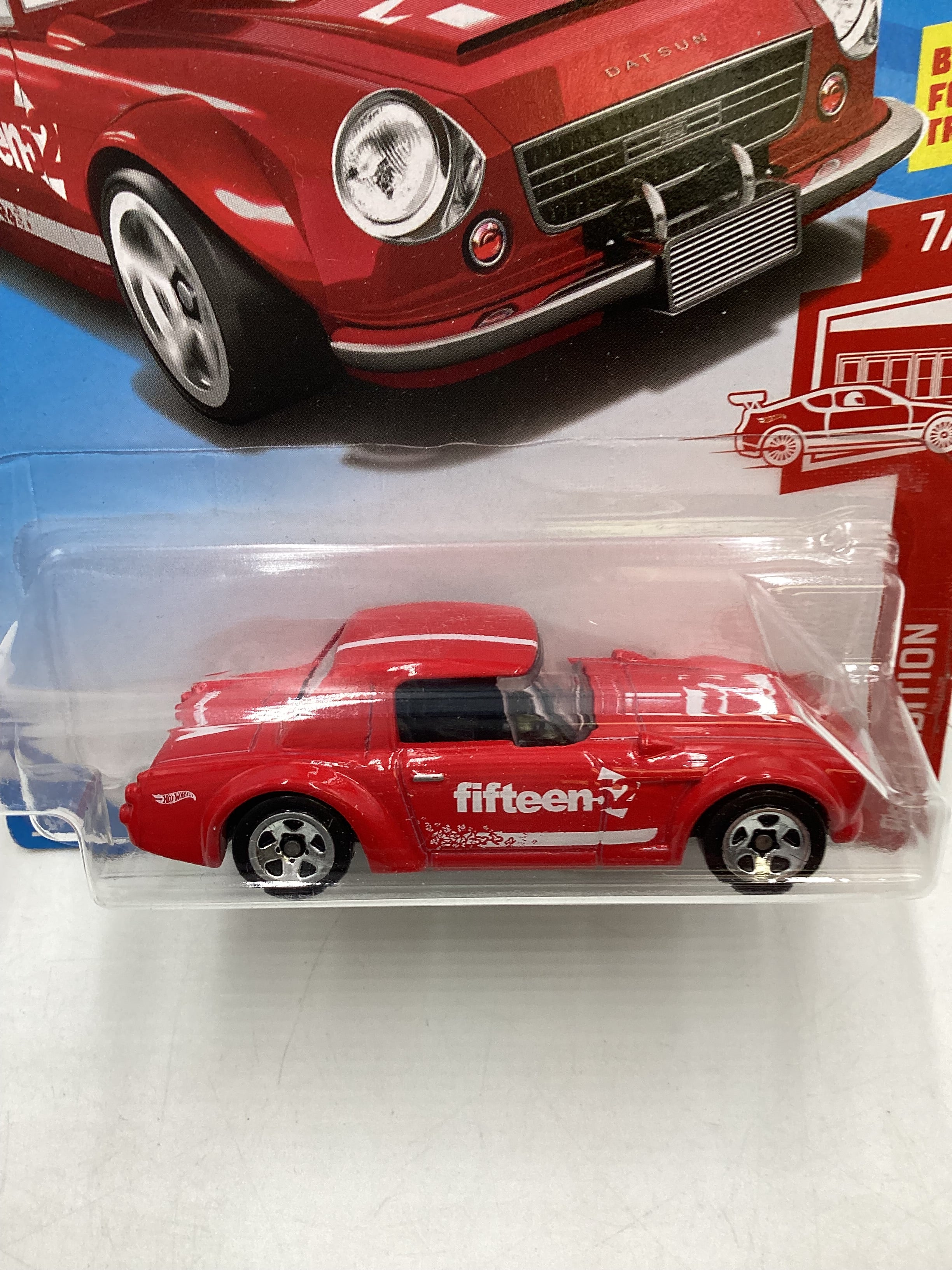 2018 Hot Wheels target exclusive Red Edition Fairlady 2000 149D - Image 3