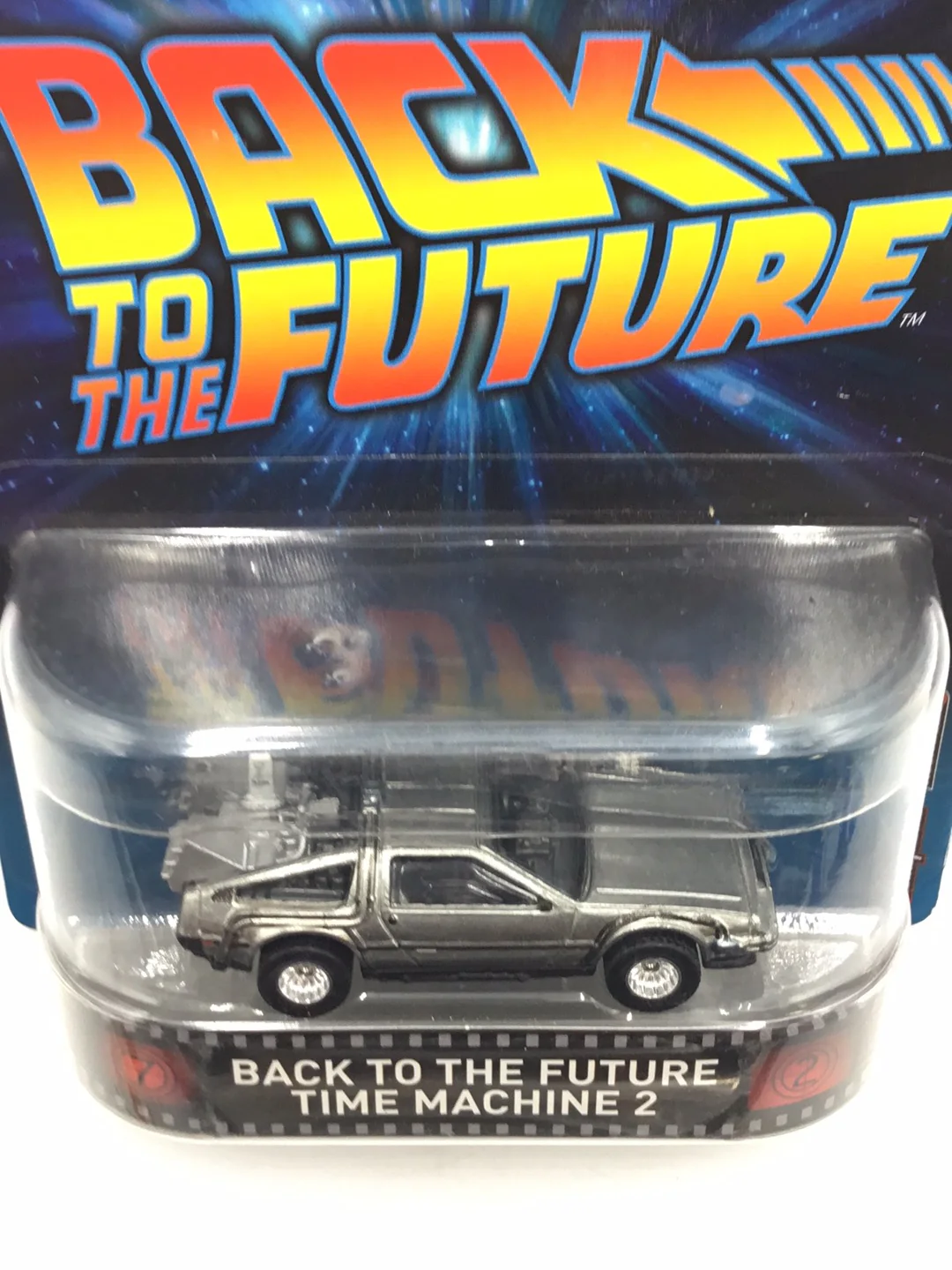 2018 hot wheels retro entertainment back to the future Time Machine 2 with protector - Image 5