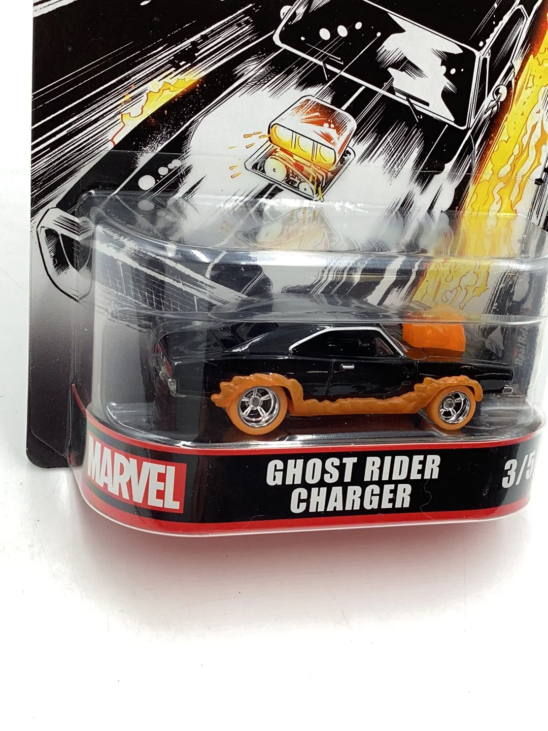 2018 Hot wheels retro entertainment Ghostrider Charger 241I - Image 3