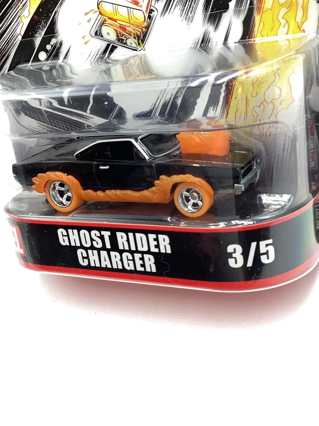 2018 Hot wheels retro entertainment Ghostrider Charger 241I - Image 4
