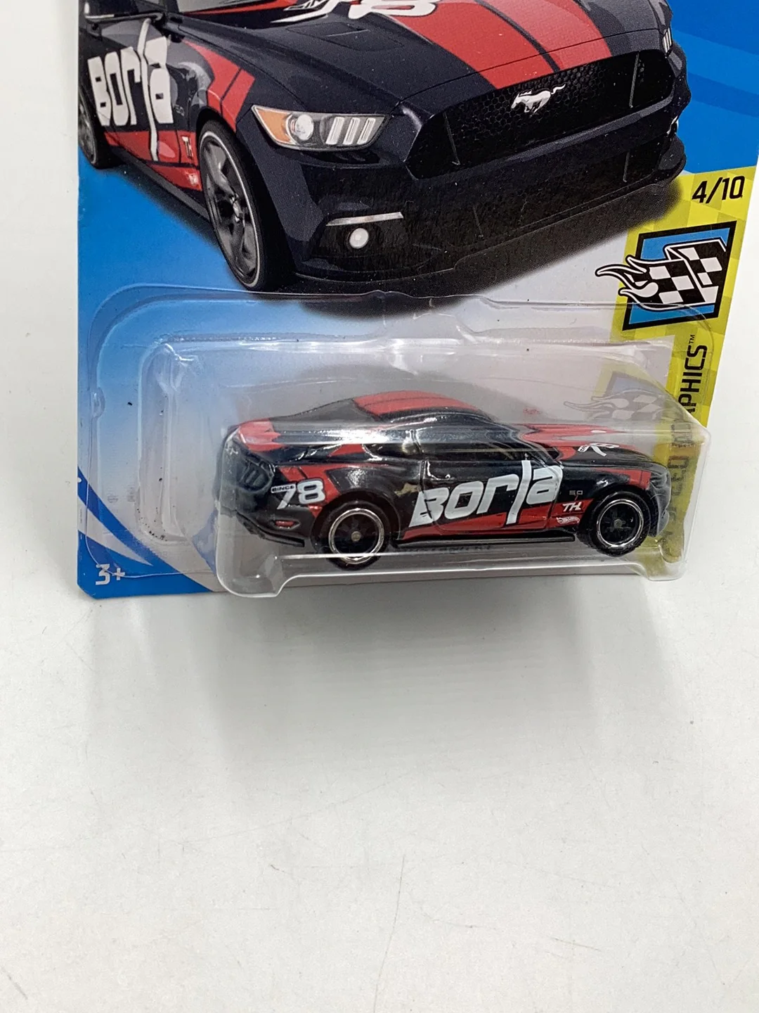 2018 hot wheels super treasure hunt 2015 Ford Mustang GT W/Protector - Image 4