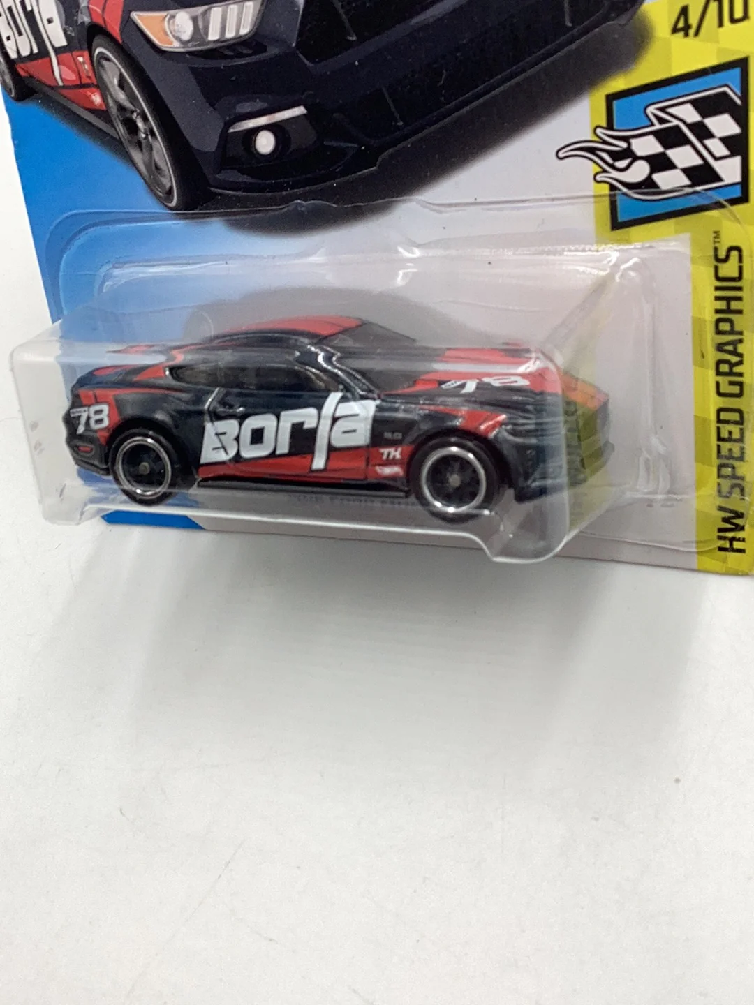 2018 hot wheels super treasure hunt 2015 Ford Mustang GT W/Protector - Image 5