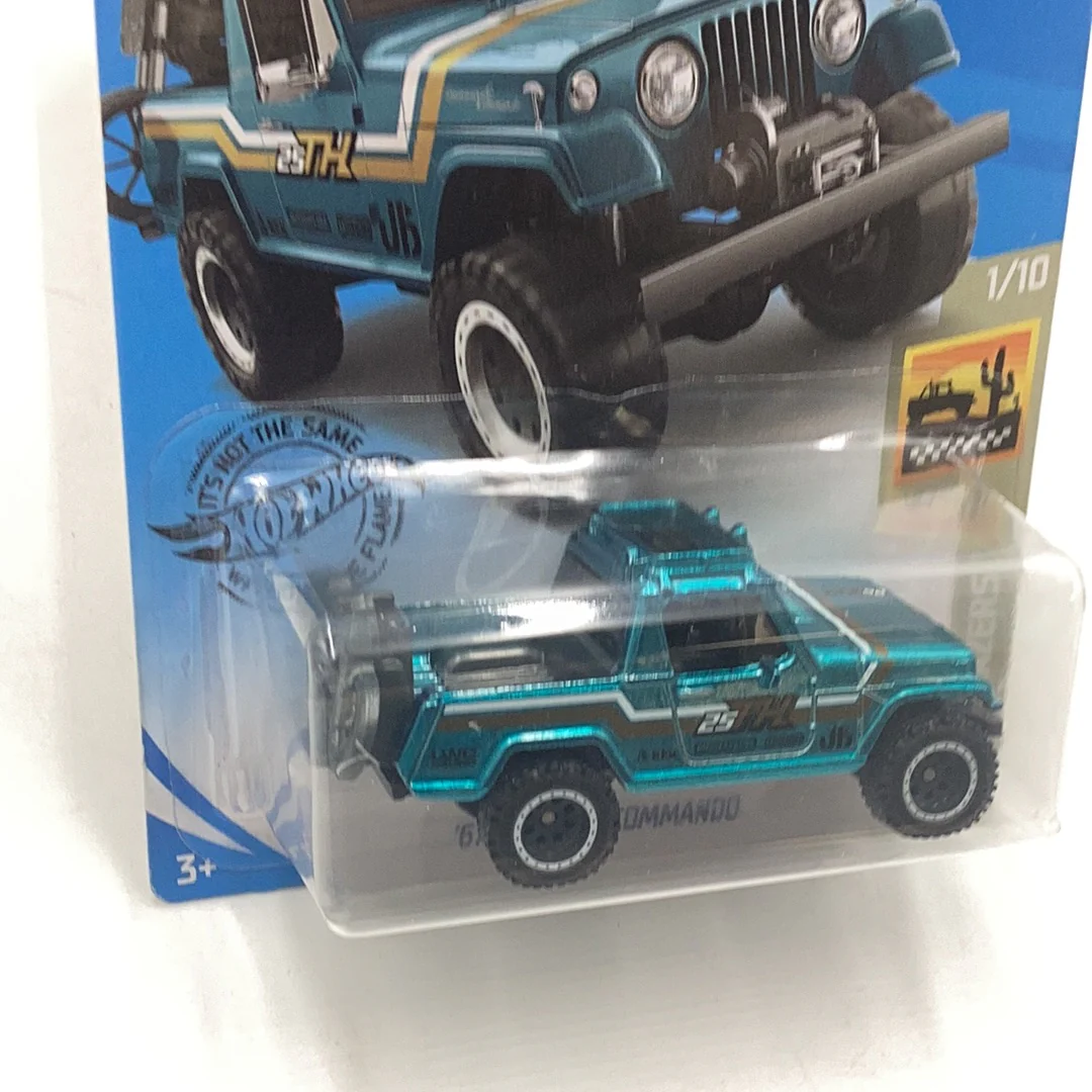 2020 hot wheels super treasure hunt 67 Jeepster Commando W/Protector - Image 3