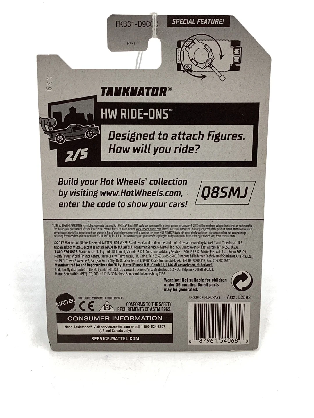 2018 Hot wheels Tanknator treasure hunt 275E - Image 7