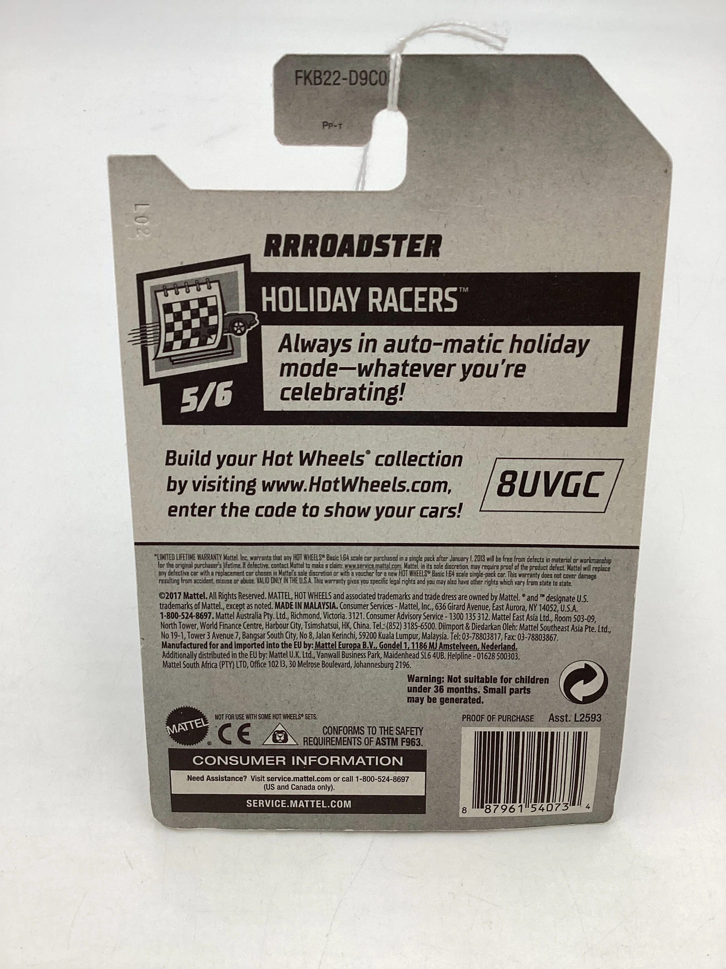 2018 Hot Wheels Treasure Hunt Rrroadster 277P - Image 7