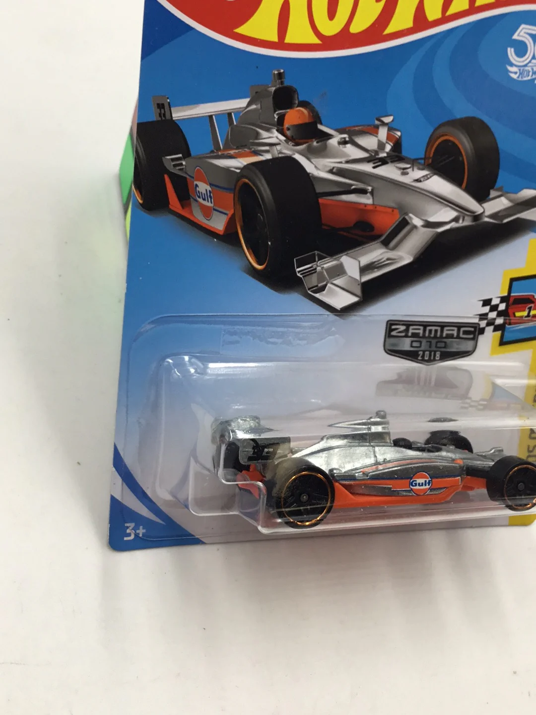2018 hot wheels Zamac #10 Indy 500 Oval BB5 - Image 3