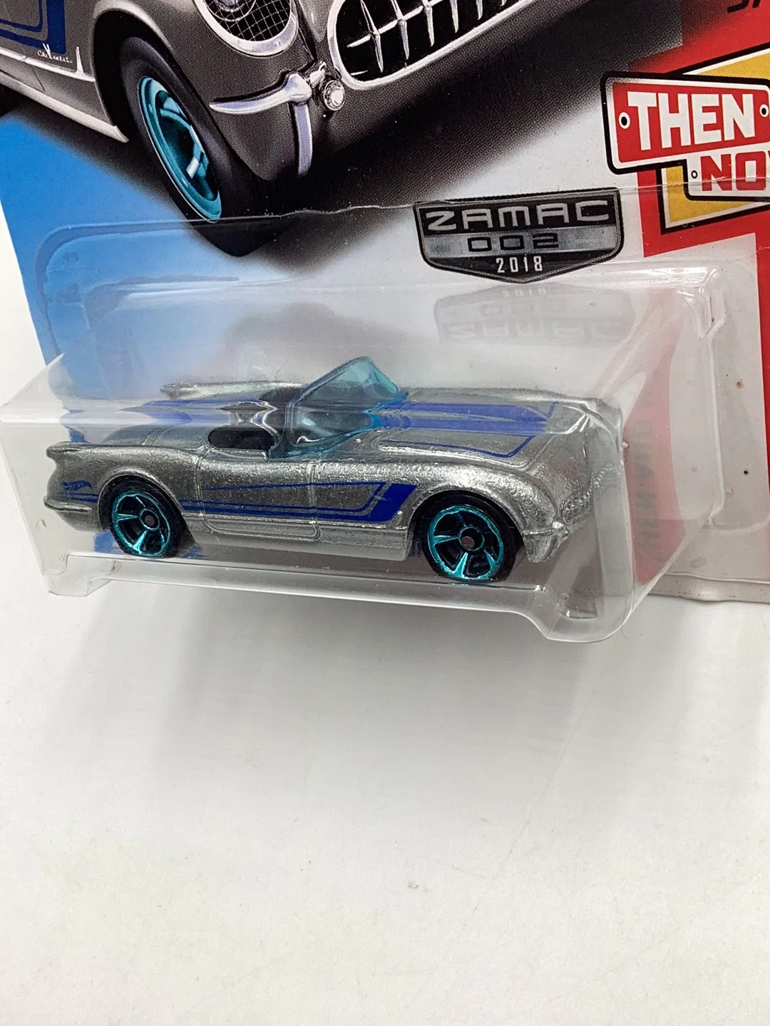 2018 Hot Wheels Zamac #2 55 Corvette 151E - Image 5