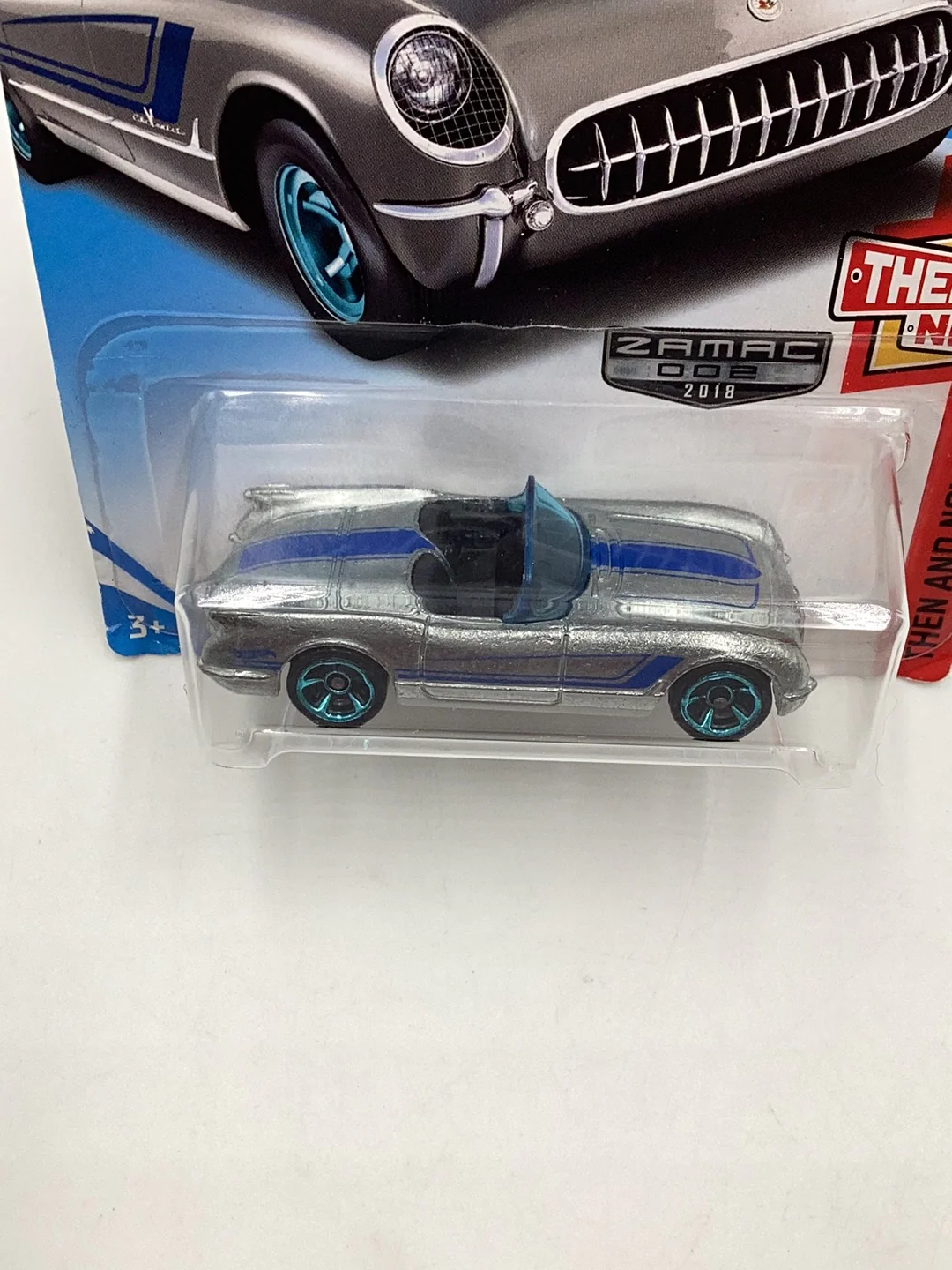 2018 Hot Wheels Zamac #2 55 Corvette 151E - Image 6