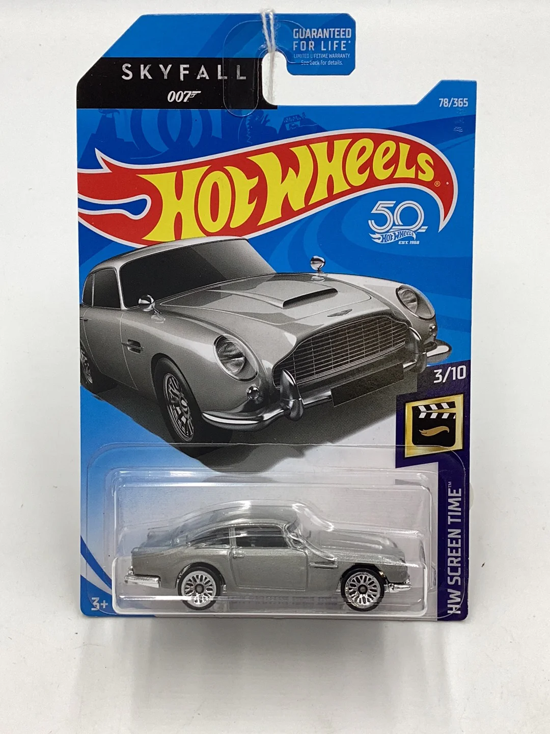 2018 hot wheels Zamac #78 Aston Martin 1963 DB5 007 Skyfall 123F - Image 2