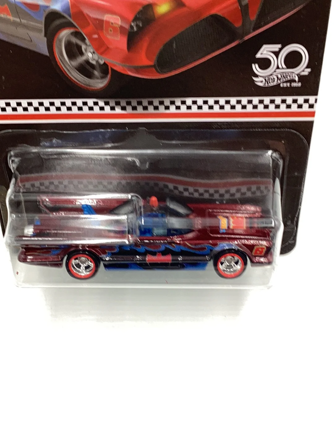 2018 Mail In Hot wheels 1966 TV Series Batmobile with Protector - Image 5