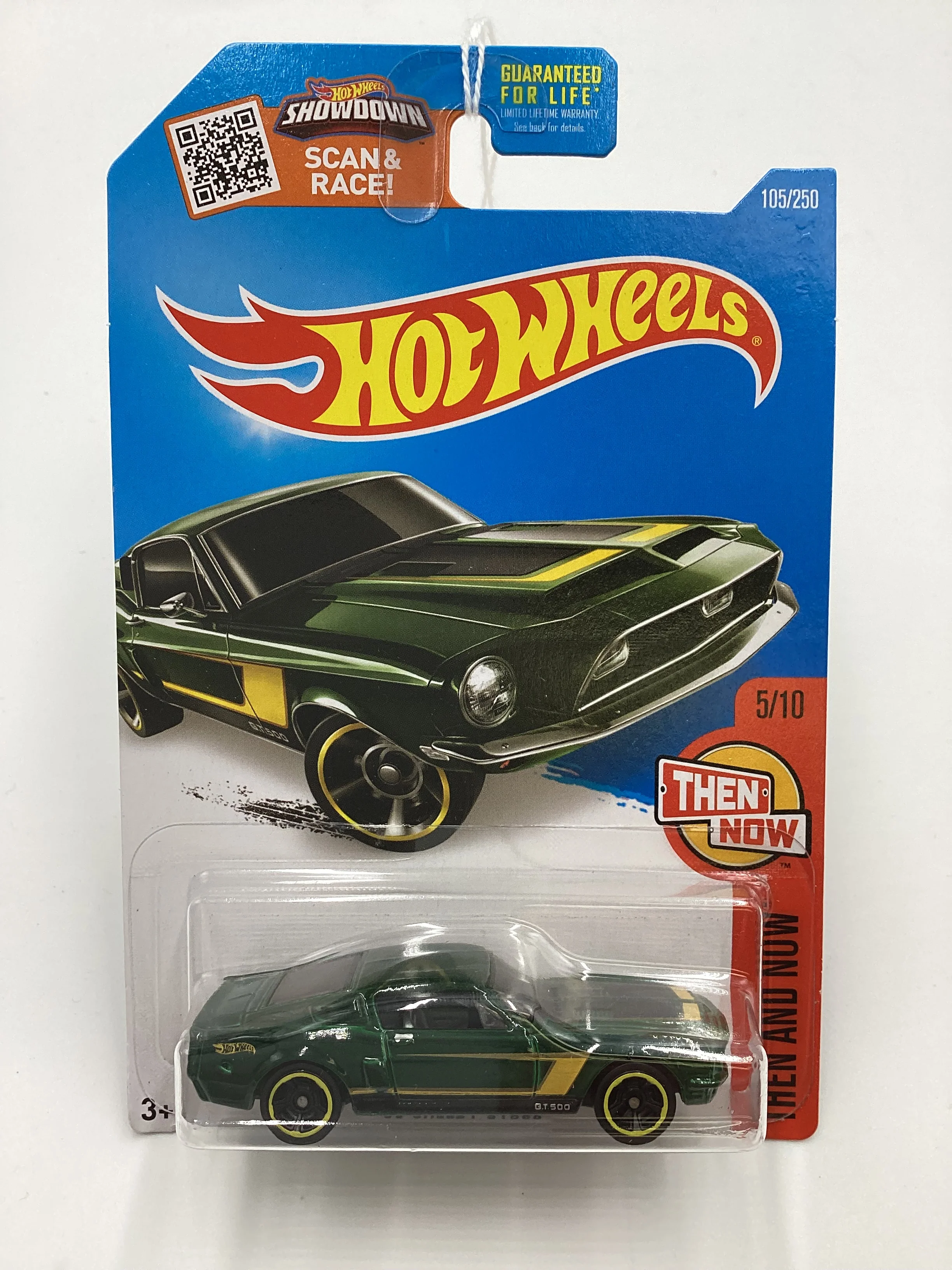 2016 Hot wheels #105 68 Shelby GT500 Green 25H - Image 2