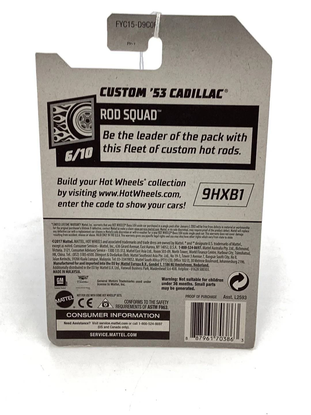 2019 hot wheels #106 custom 53 Cadillac 16H - Image 7
