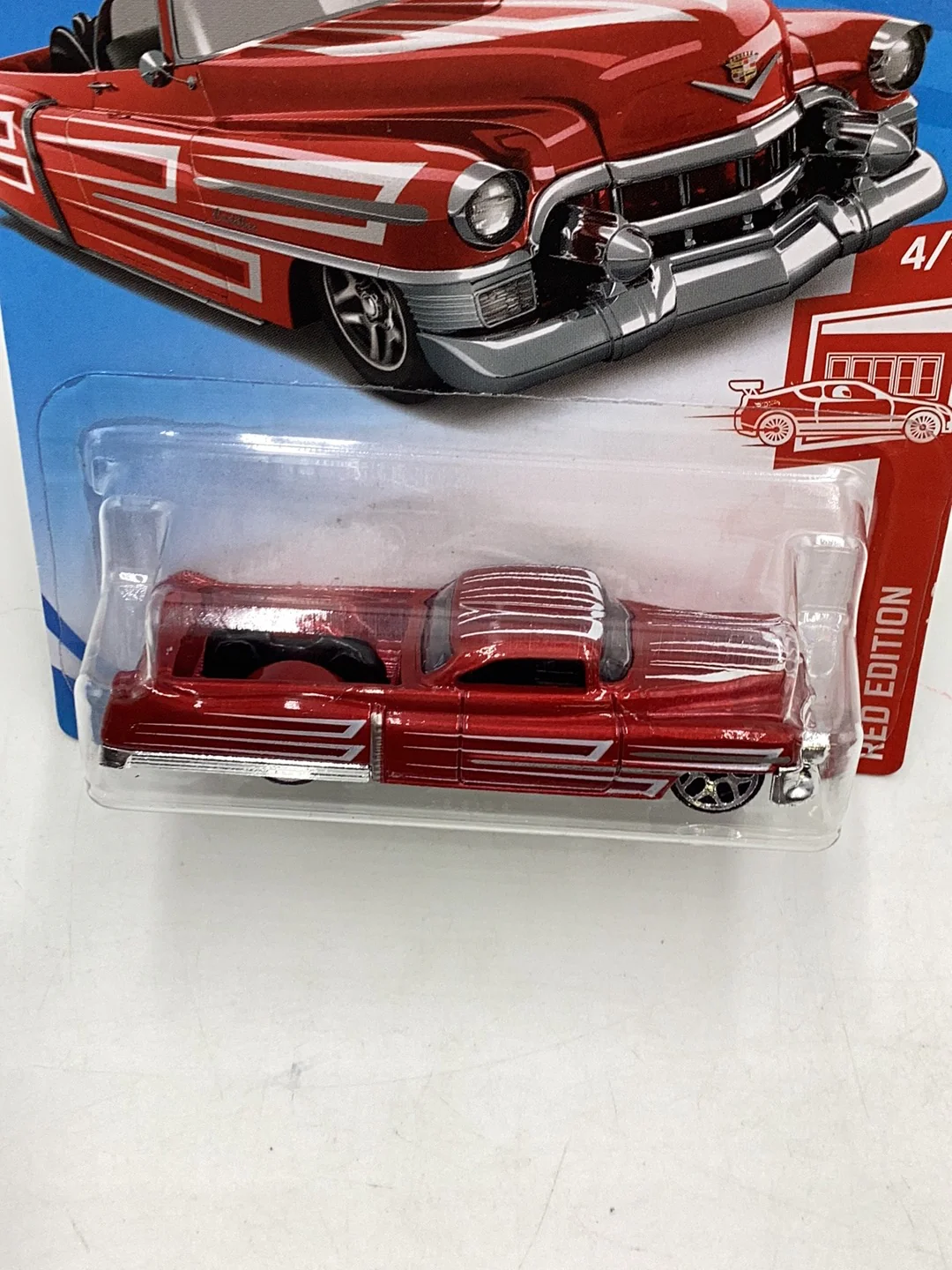 2019 hot wheels #106 custom 53 Cadillac Red Edition target exclusive 151G - Image 6
