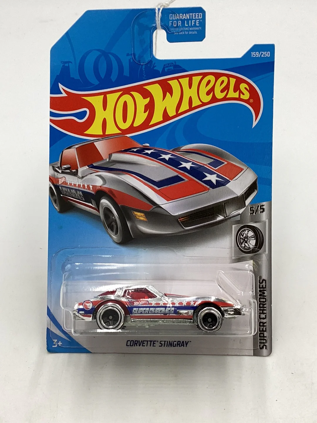 2019 Hot Wheels #159 corvette stingray Treasure Hunt 275D - Image 2