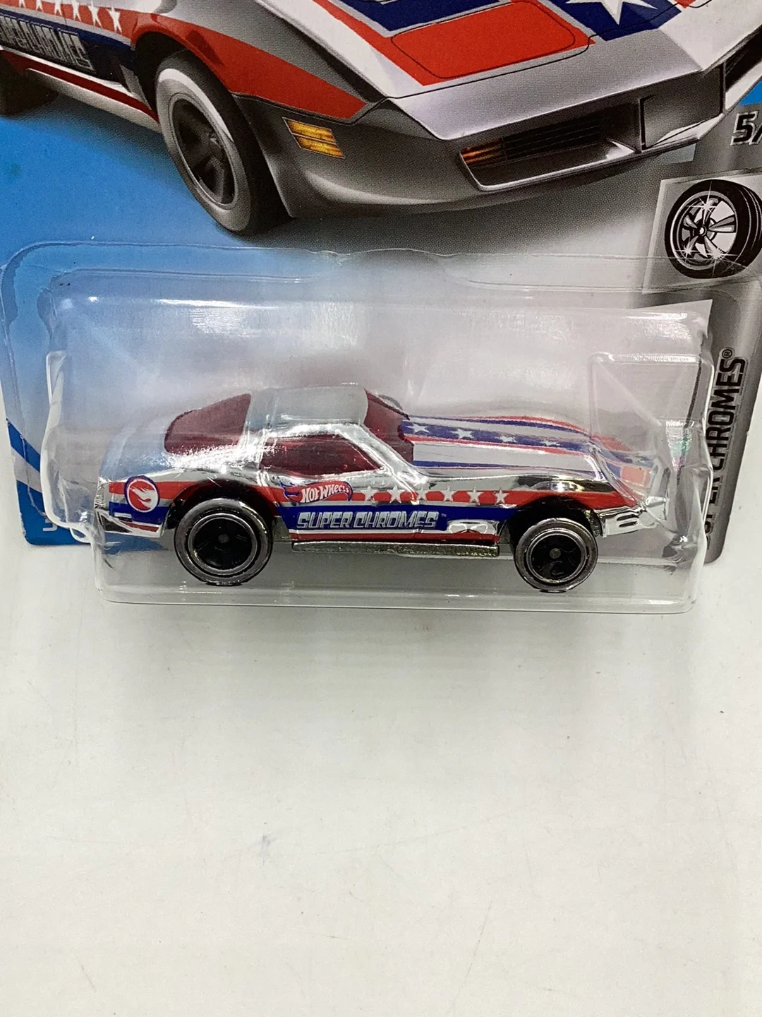 2019 Hot Wheels #159 corvette stingray Treasure Hunt 275D - Image 6