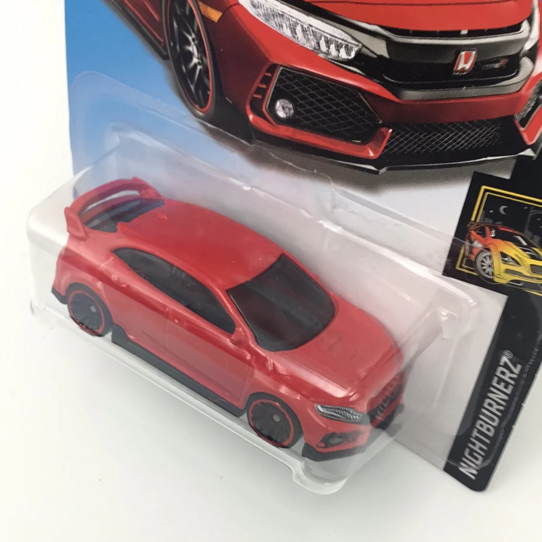 2019 hot wheels #171 2018 Honda Civic Type R red 78E - Image 3