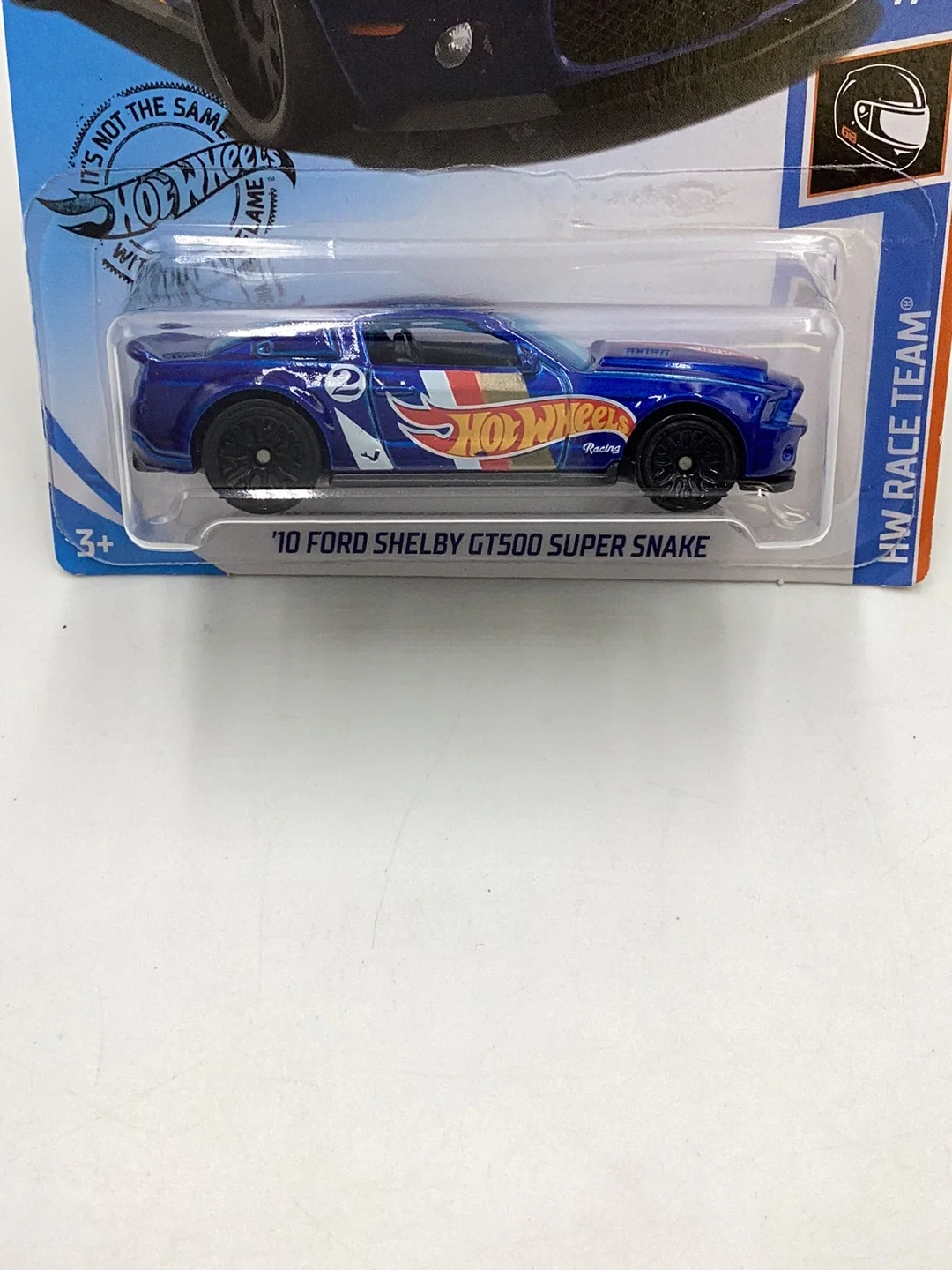 2019 Hot wheels #192 10 Ford Shelby GT500 Super snake blue 23H - Image 2