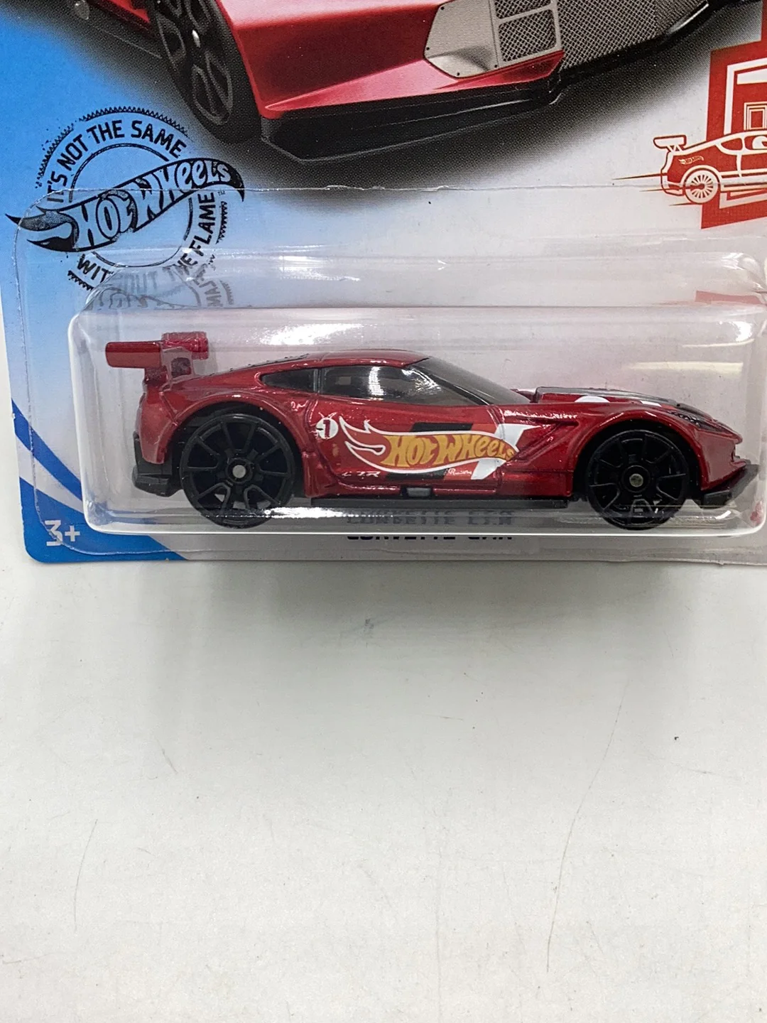 2019 hot wheels #193 Corvette C7.R Red Edition 146C - Image 2