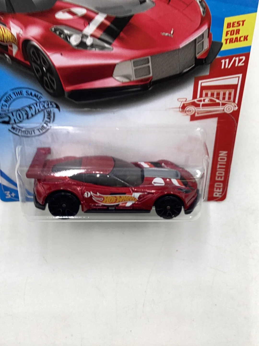 2019 hot wheels #193 Corvette C7.R Red Edition 146C - Image 5