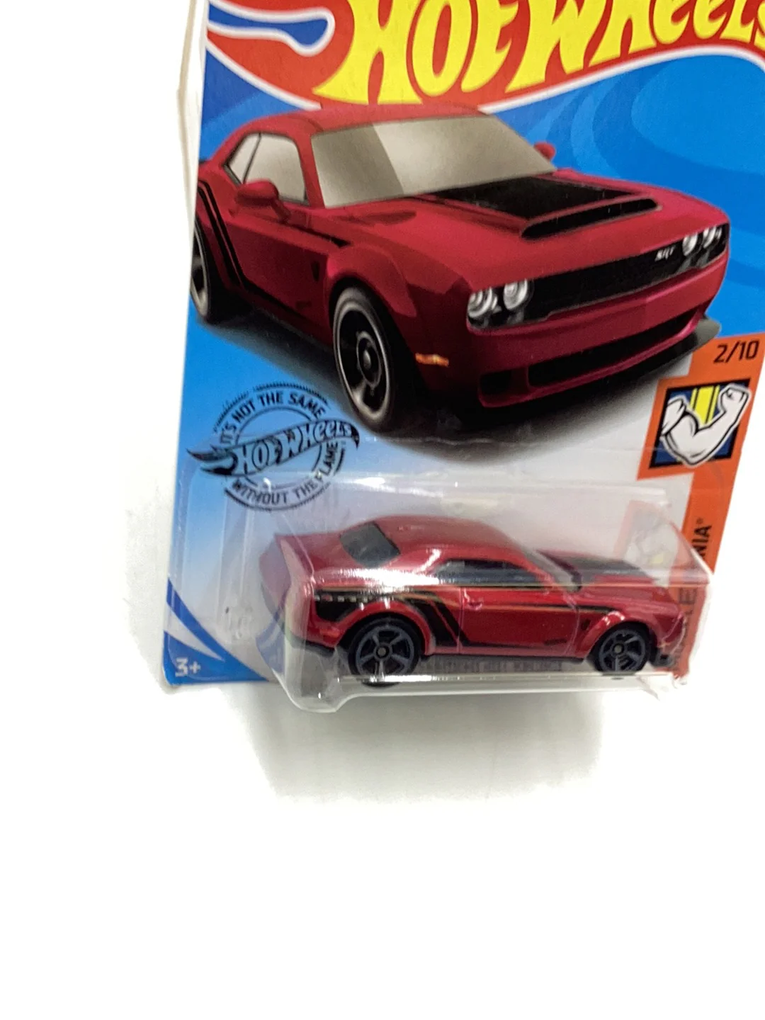 2019 Hot wheels #194 18 Dodge Challenger SRT Demon 46G - Image 3