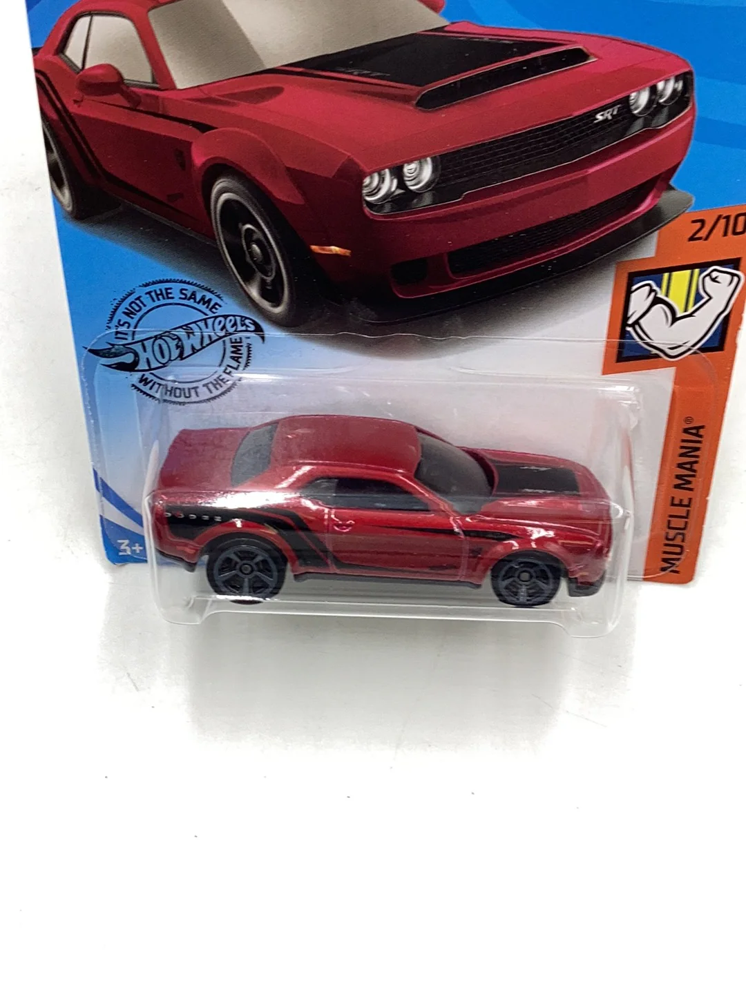 2019 Hot wheels #194 18 Dodge Challenger SRT Demon 46G - Image 5