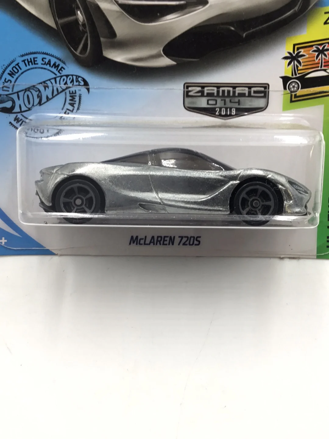 2019 Hot wheels #221 McLaren 720S Zamac #14 EE2 - Image 2