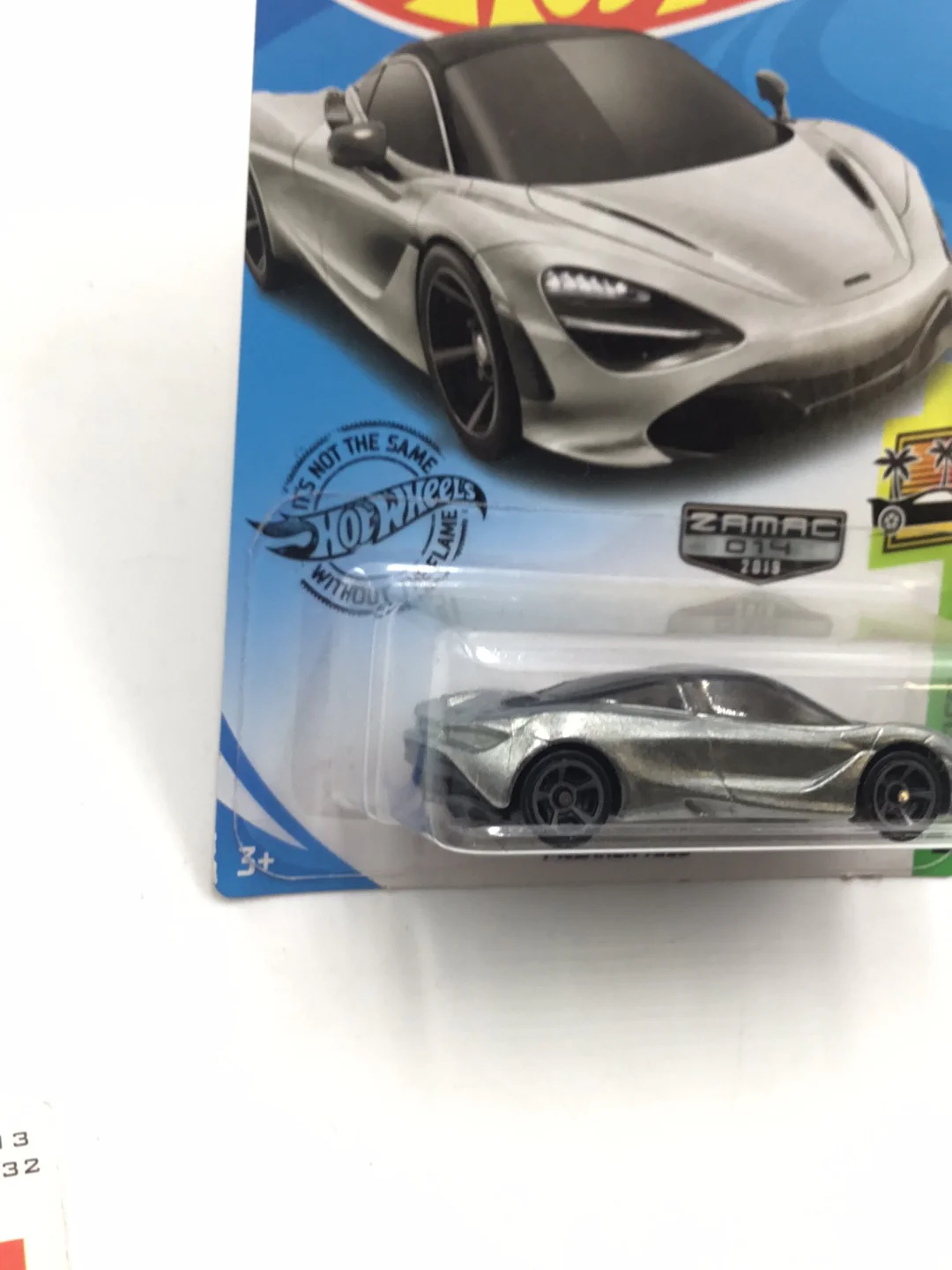 2019 Hot wheels #221 McLaren 720S Zamac #14 EE2 - Image 3