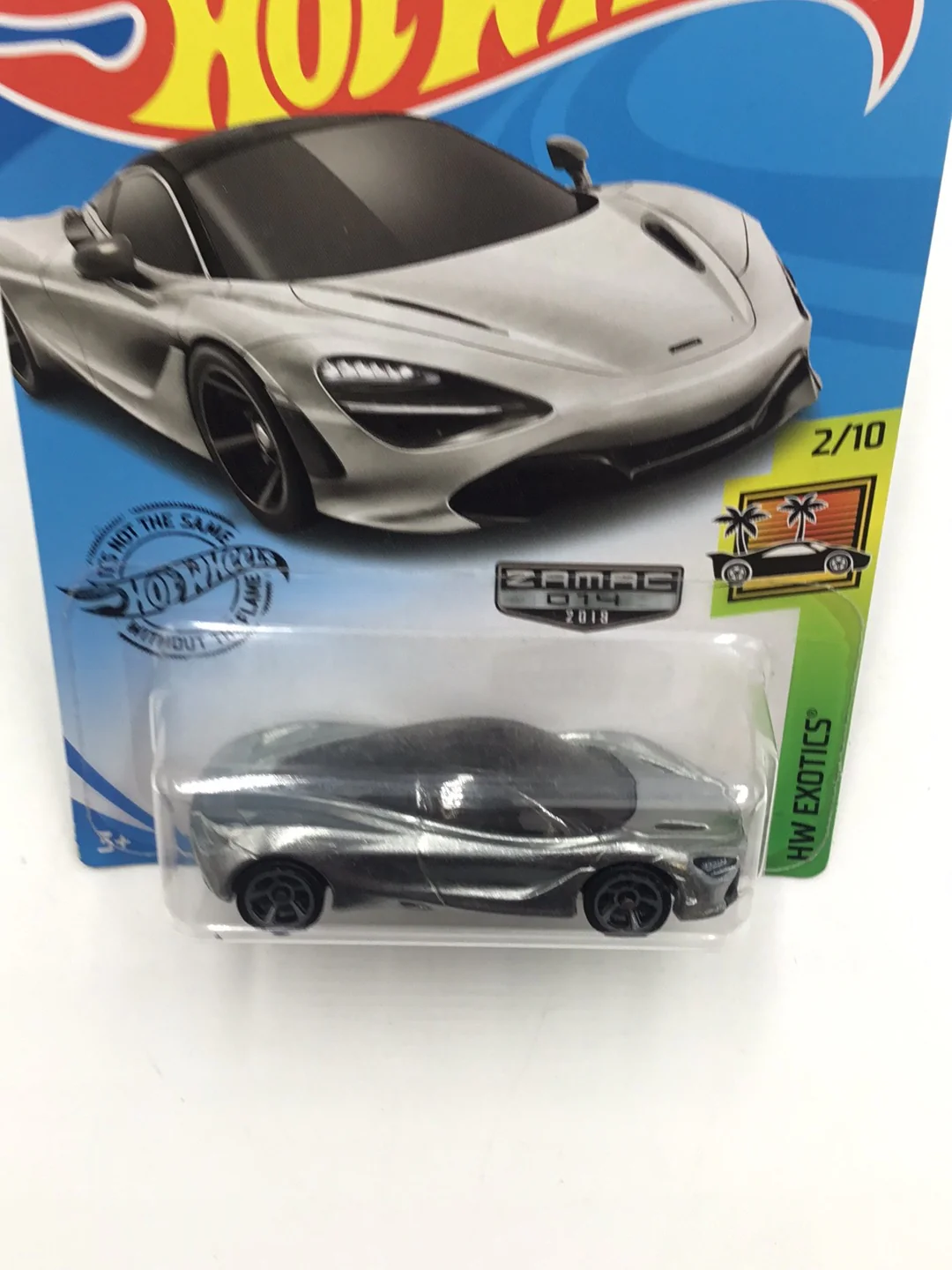 2019 Hot wheels #221 McLaren 720S Zamac #14 EE2 - Image 5