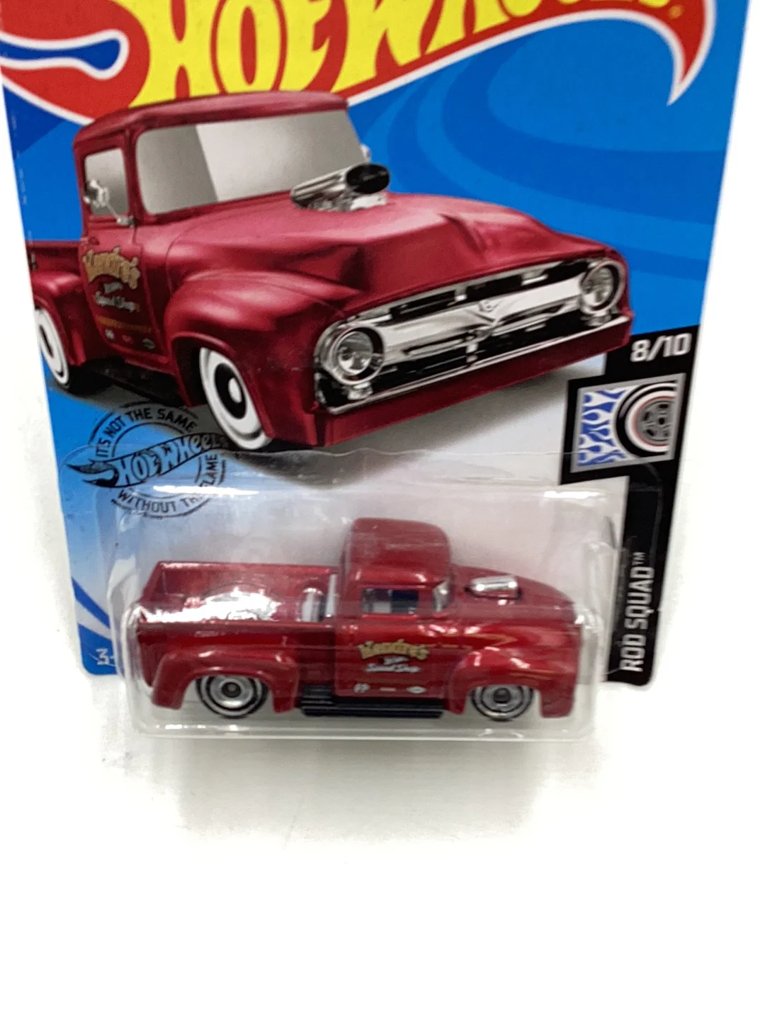 2019 Hot Wheels #227 Custom 56 Ford Truck Kroger Exclusive 158D - Image 6
