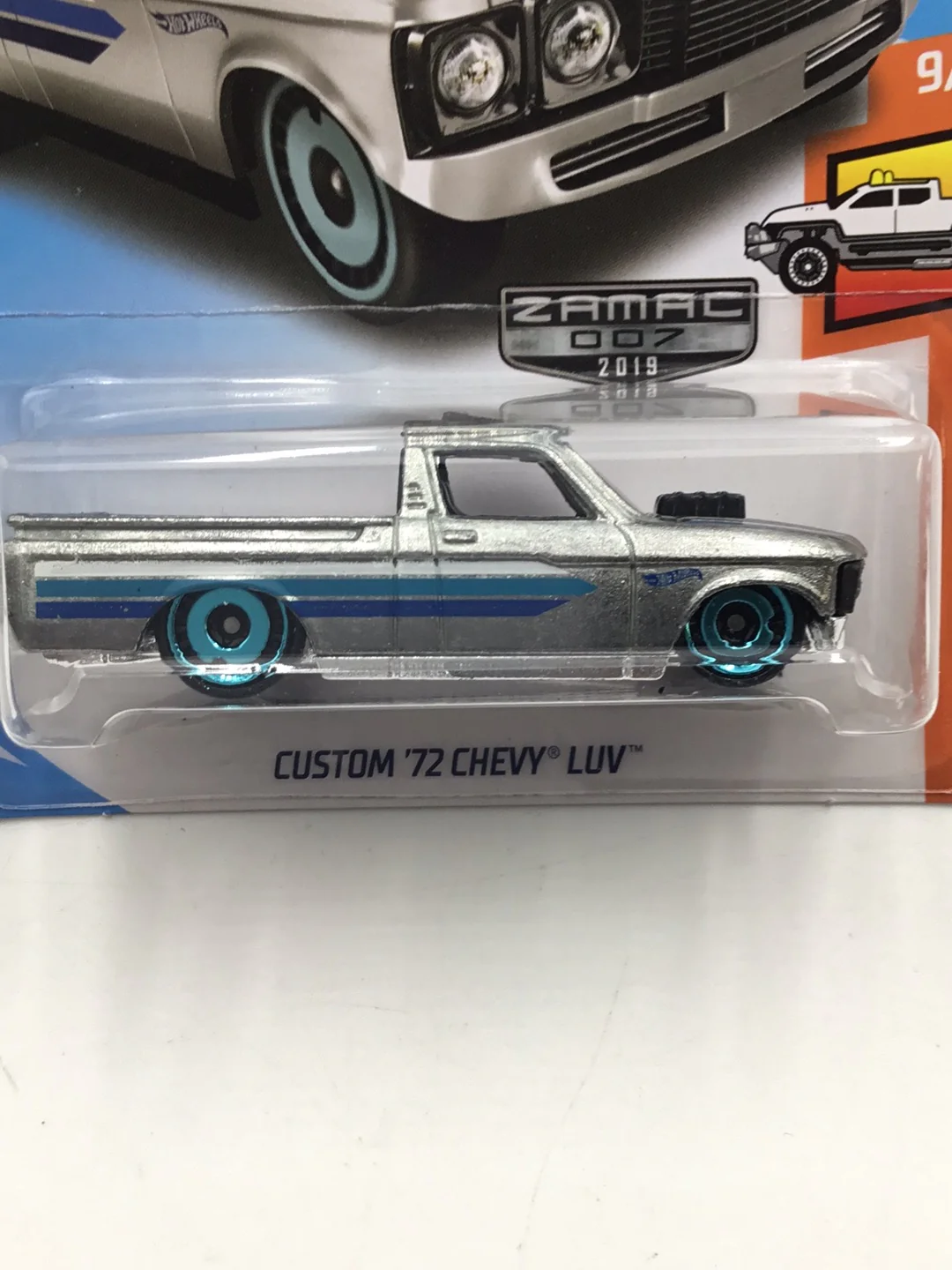 2019 Hot wheels #30 Custom 72 Chevy Luv Zamac #7 CC8 - Image 2