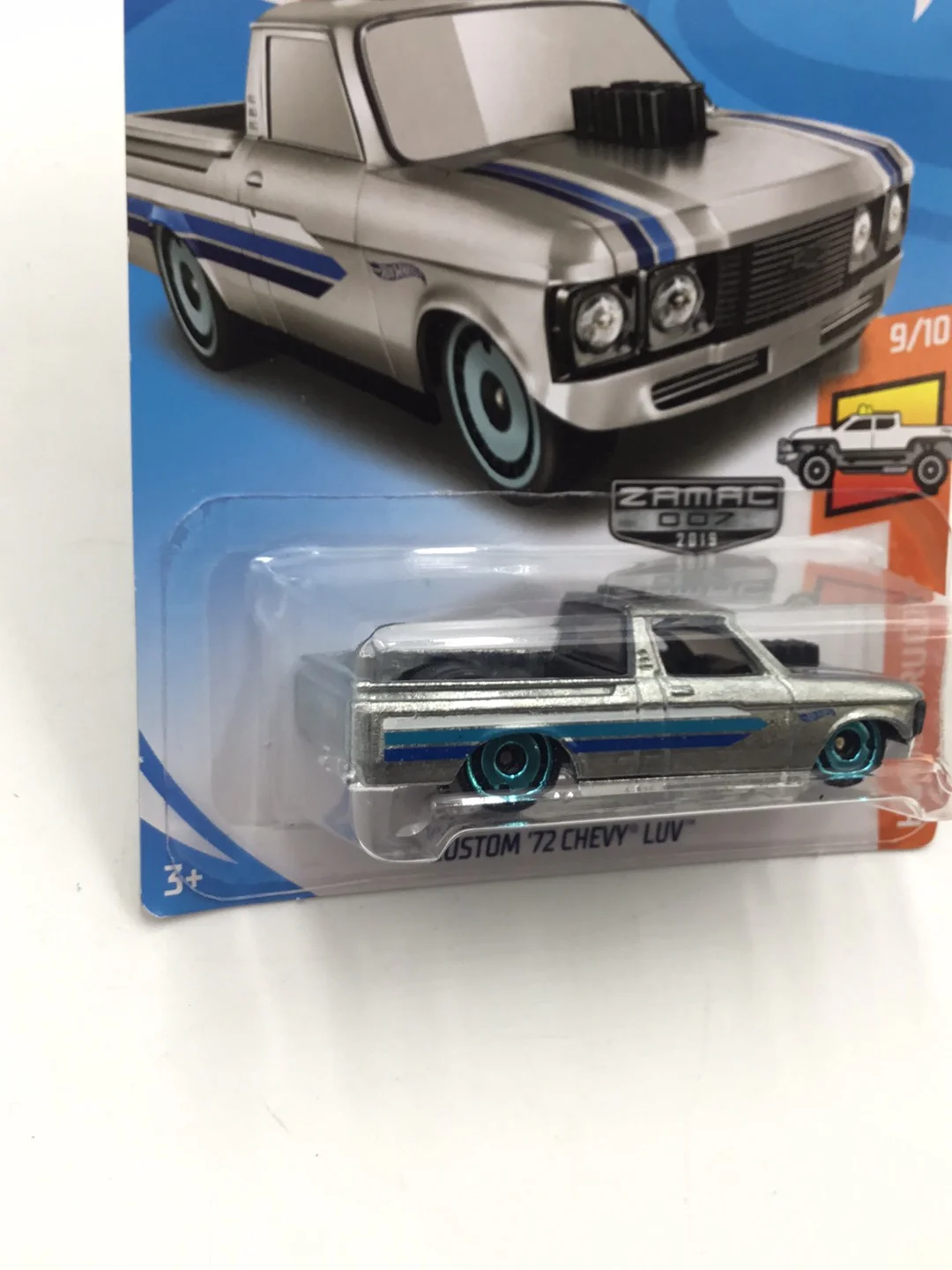2019 Hot wheels #30 Custom 72 Chevy Luv Zamac #7 CC8 - Image 3