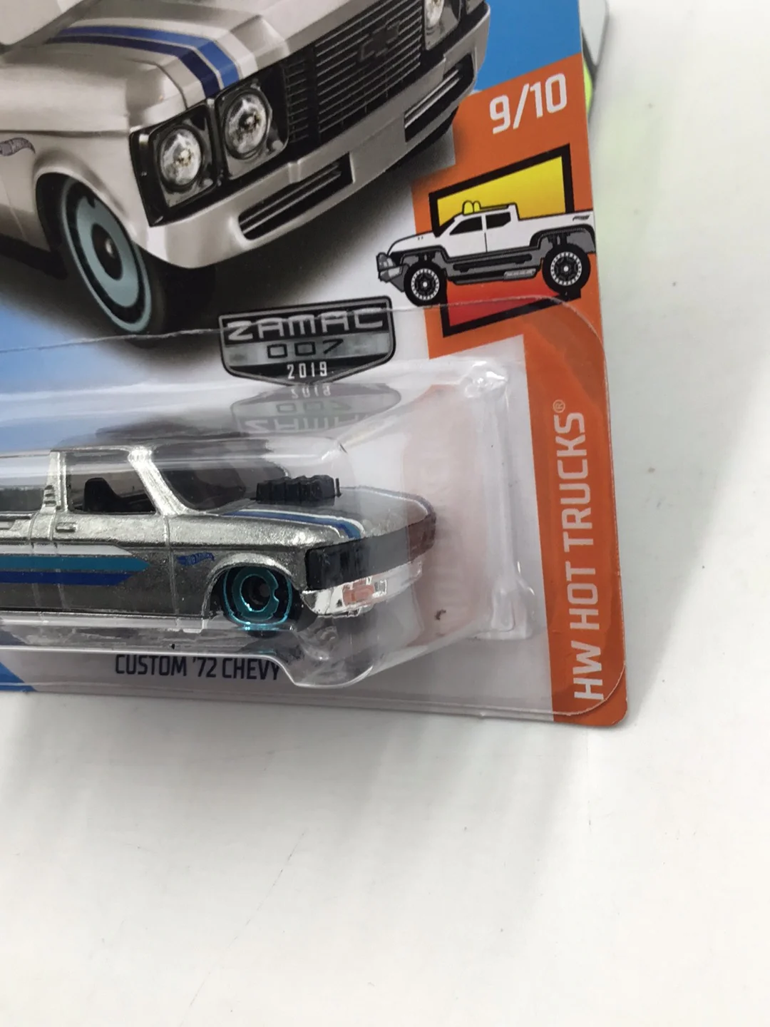 2019 Hot wheels #30 Custom 72 Chevy Luv Zamac #7 CC8 - Image 4