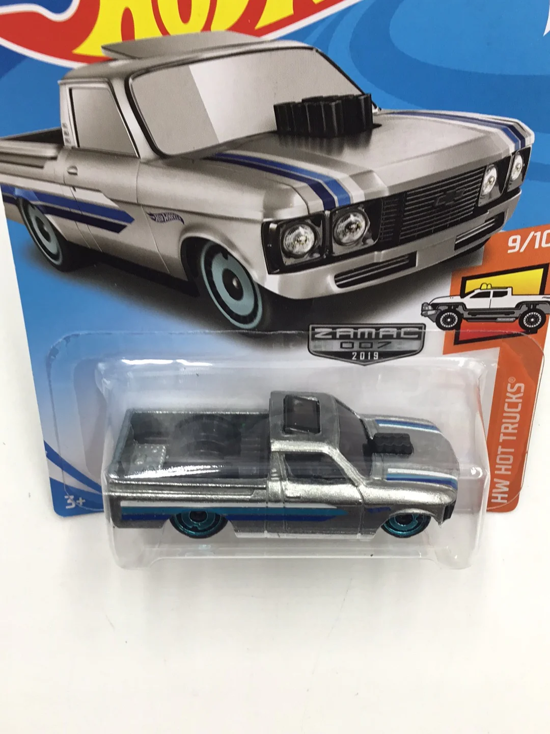 2019 Hot wheels #30 Custom 72 Chevy Luv Zamac #7 CC8 - Image 5