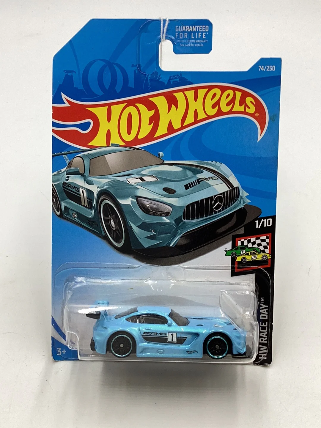 2019 Hot Wheels #74 16 Mercedes AMG GT3 89D - Image 2