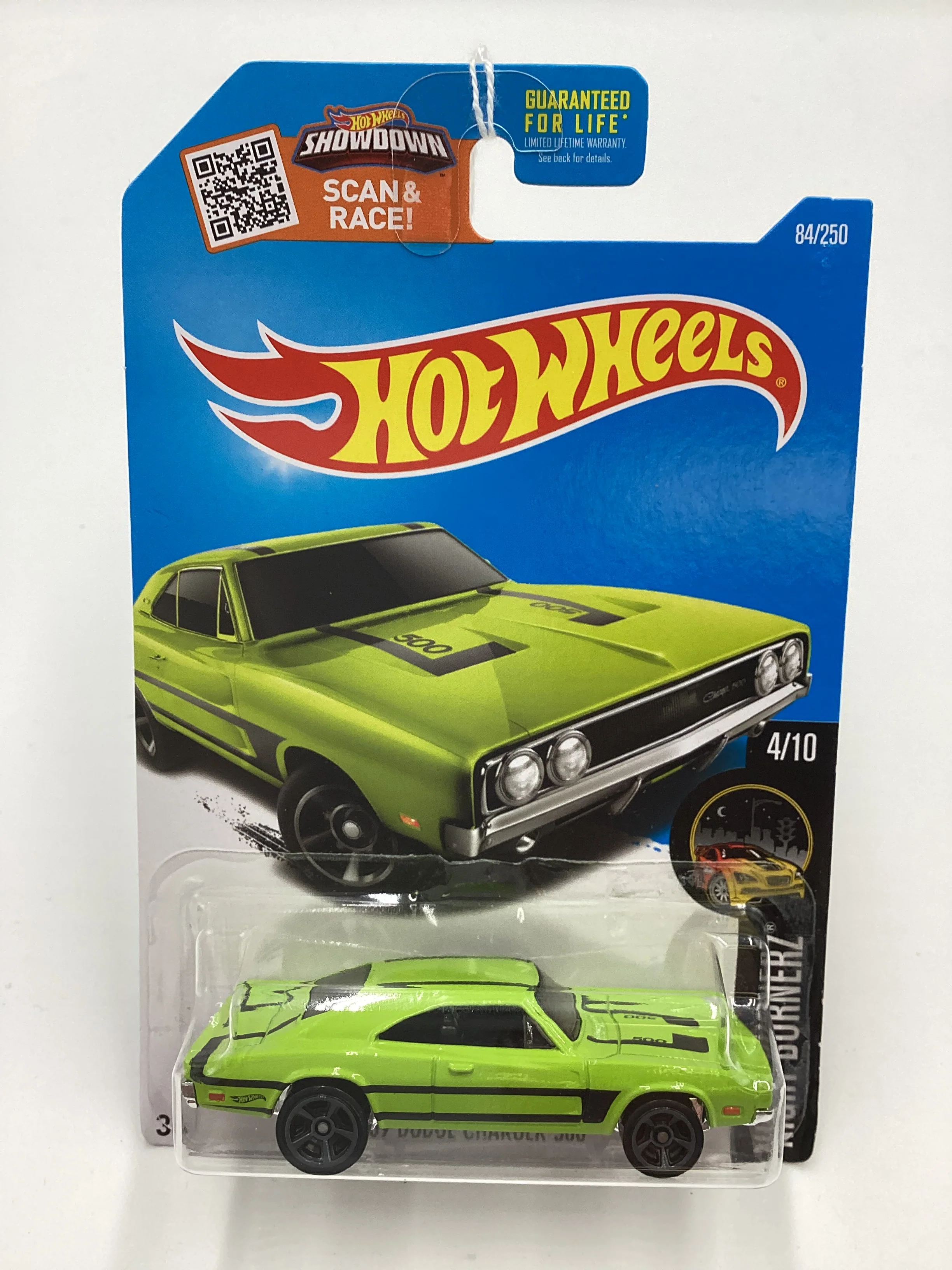 2019 Hot wheels #84 69 Dodge Charger 500 Light Green 54A - Image 2